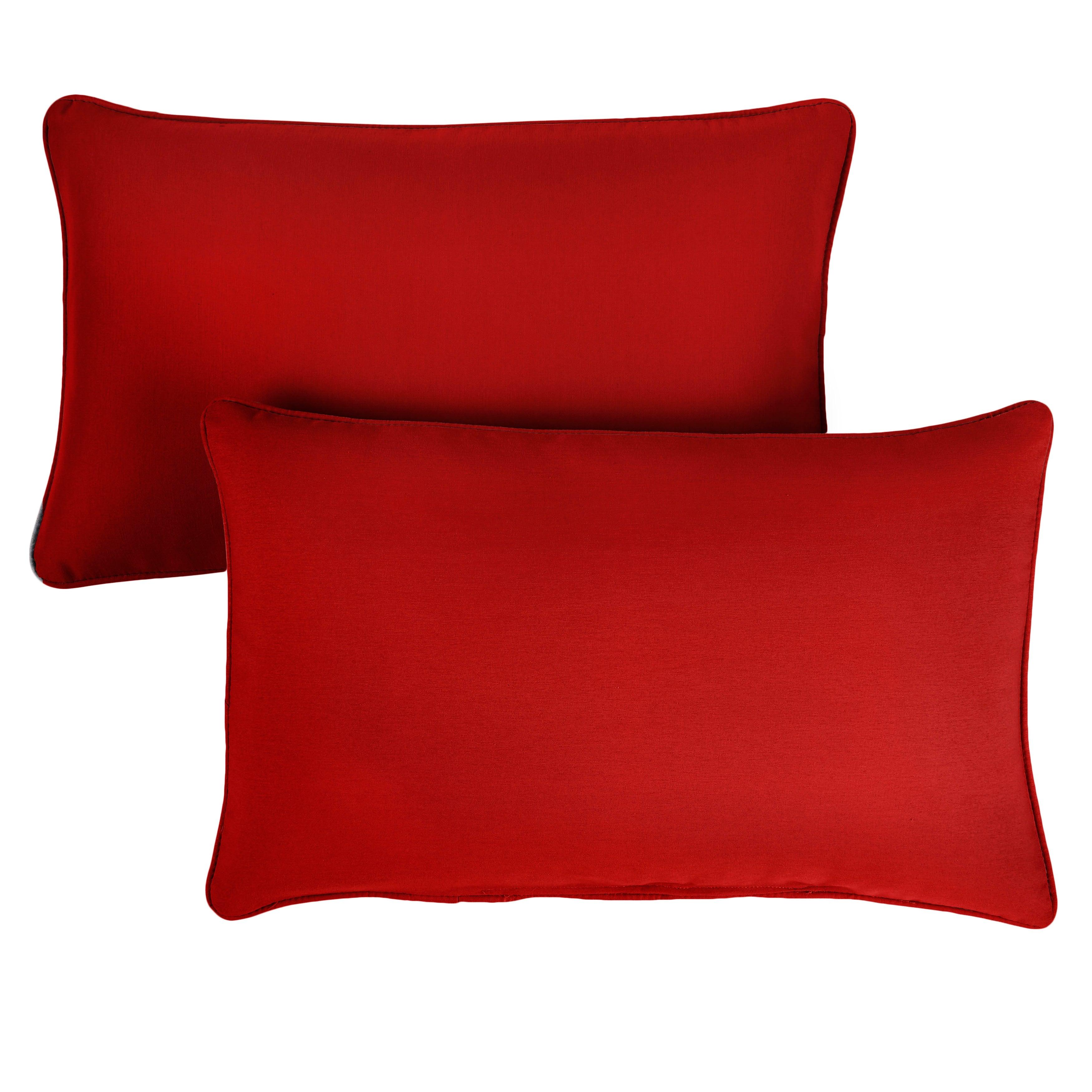 Sunbrella Lumbar Corded Pillow (Set of 2) - Sorra Home