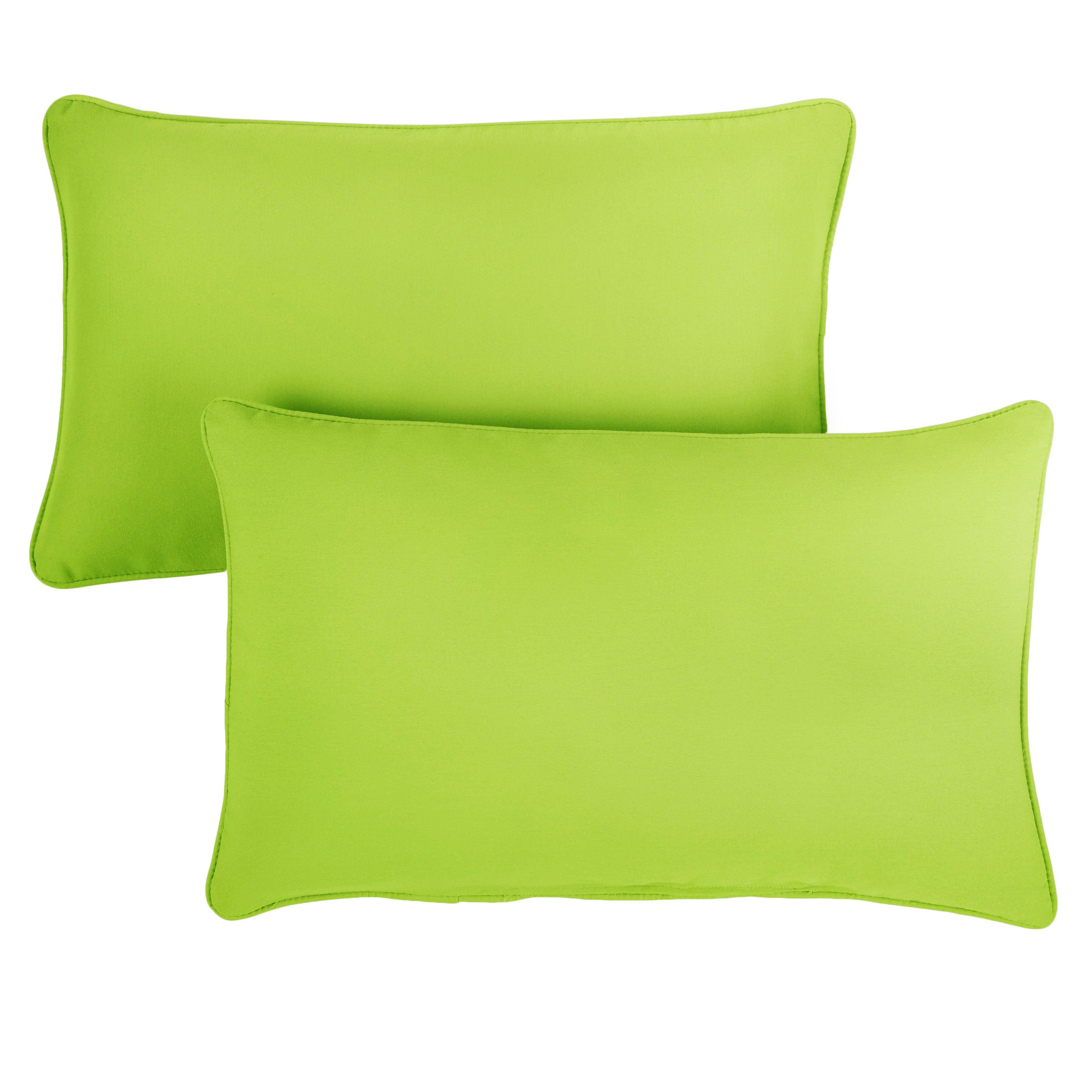 Sunbrella Lumbar Corded Pillow (Set of 2) - Sorra Home