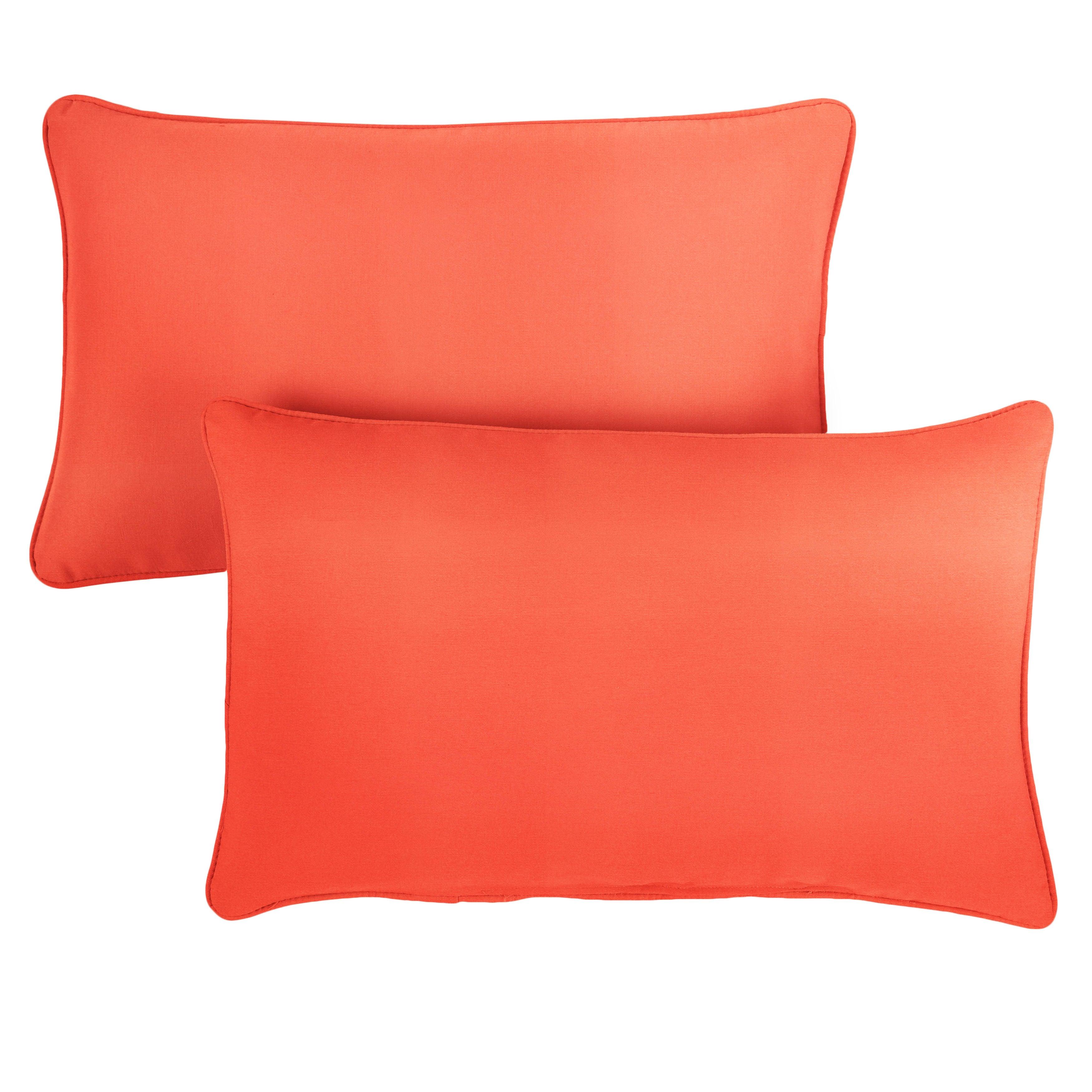 Sunbrella Lumbar Corded Pillow (Set of 2) - Sorra Home