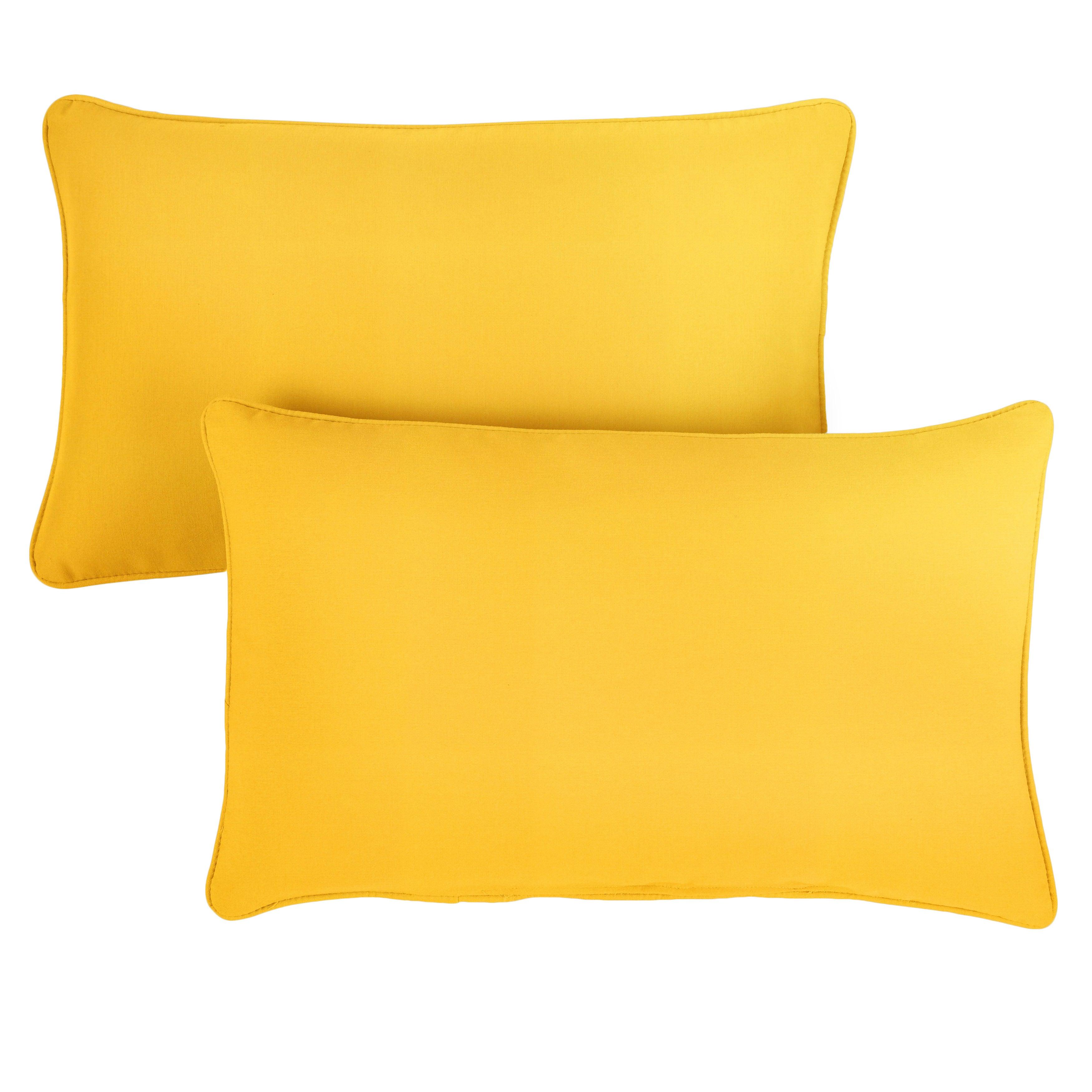 Sunbrella Lumbar Corded Pillow (Set of 2) - Sorra Home