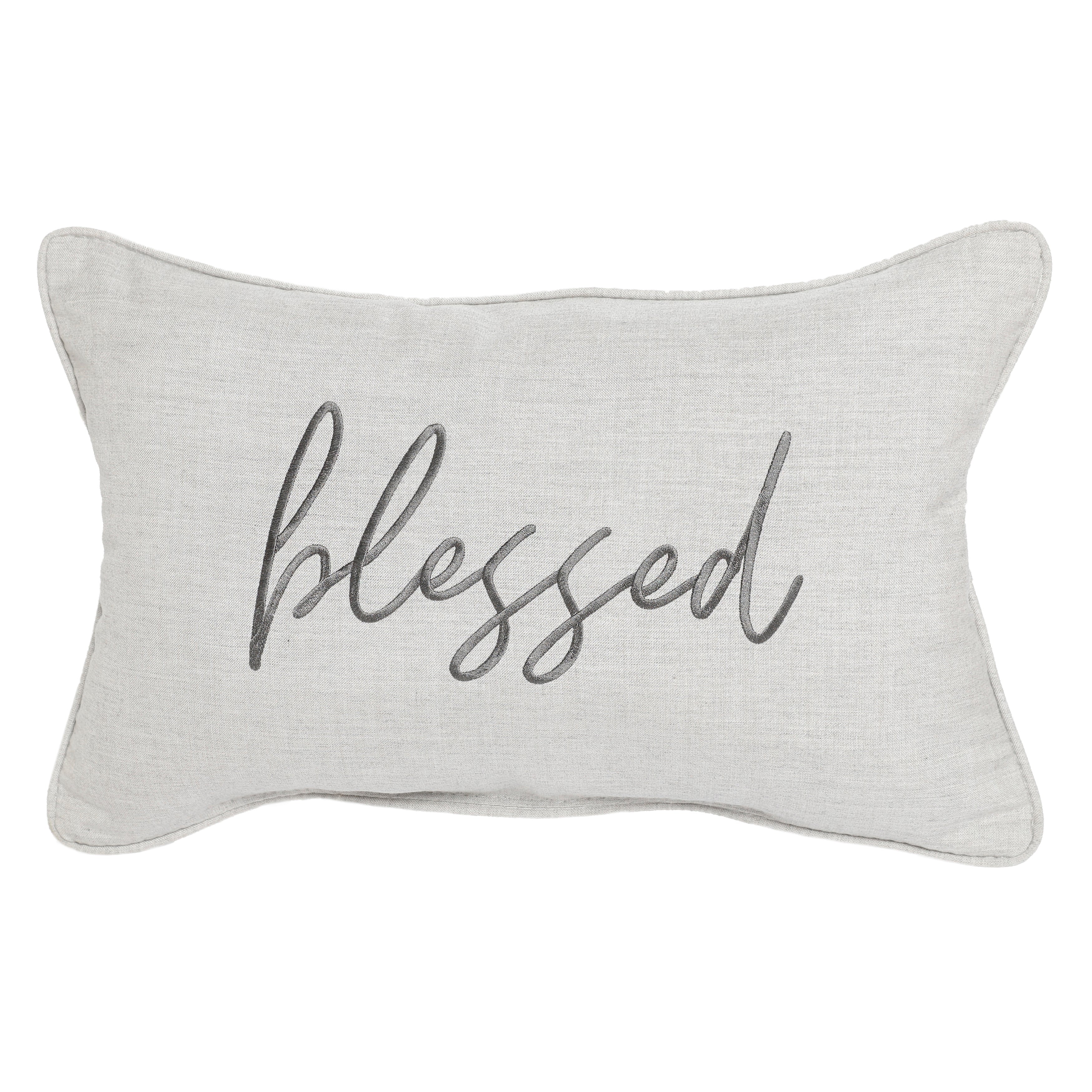 Sunbrella Rectangle Embroidered Outdoor Pillow
