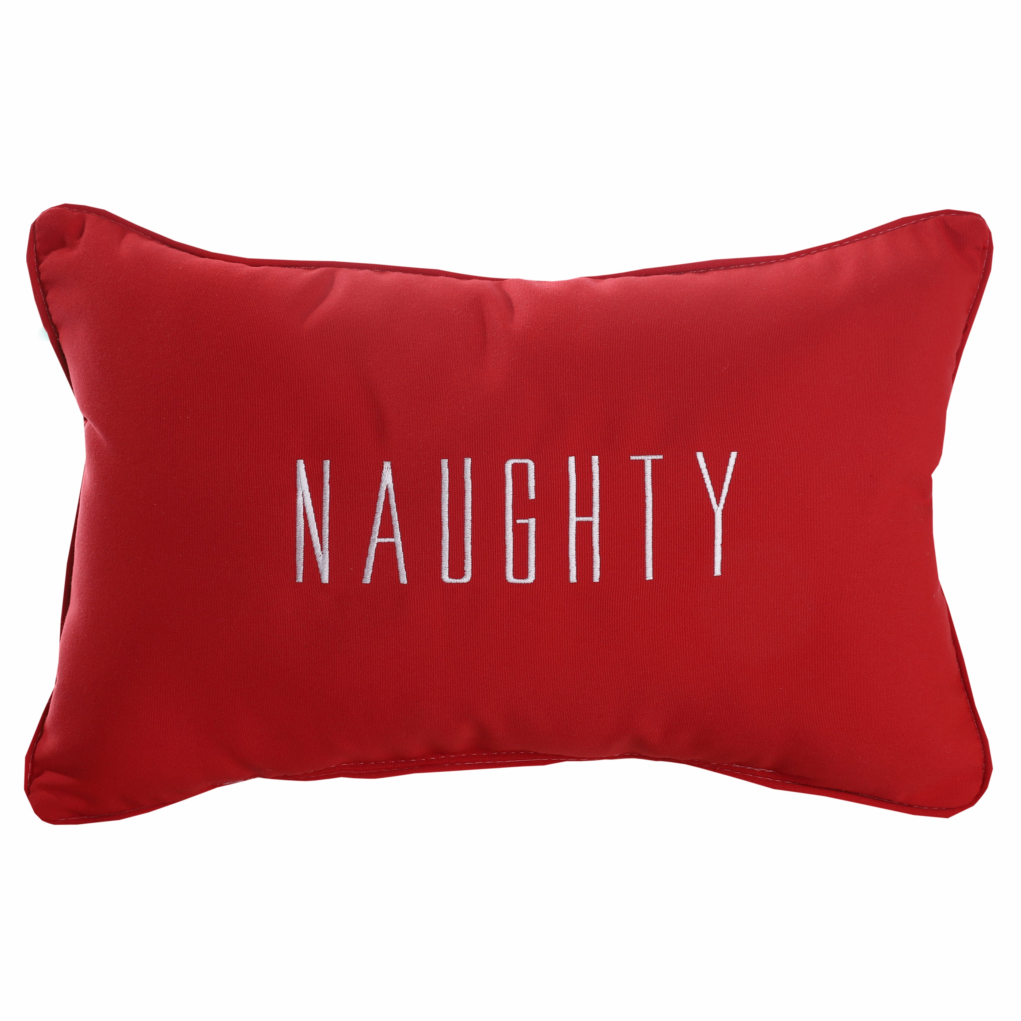 Sunbrella Rectangle Holiday Embroidered Outdoor Pillow