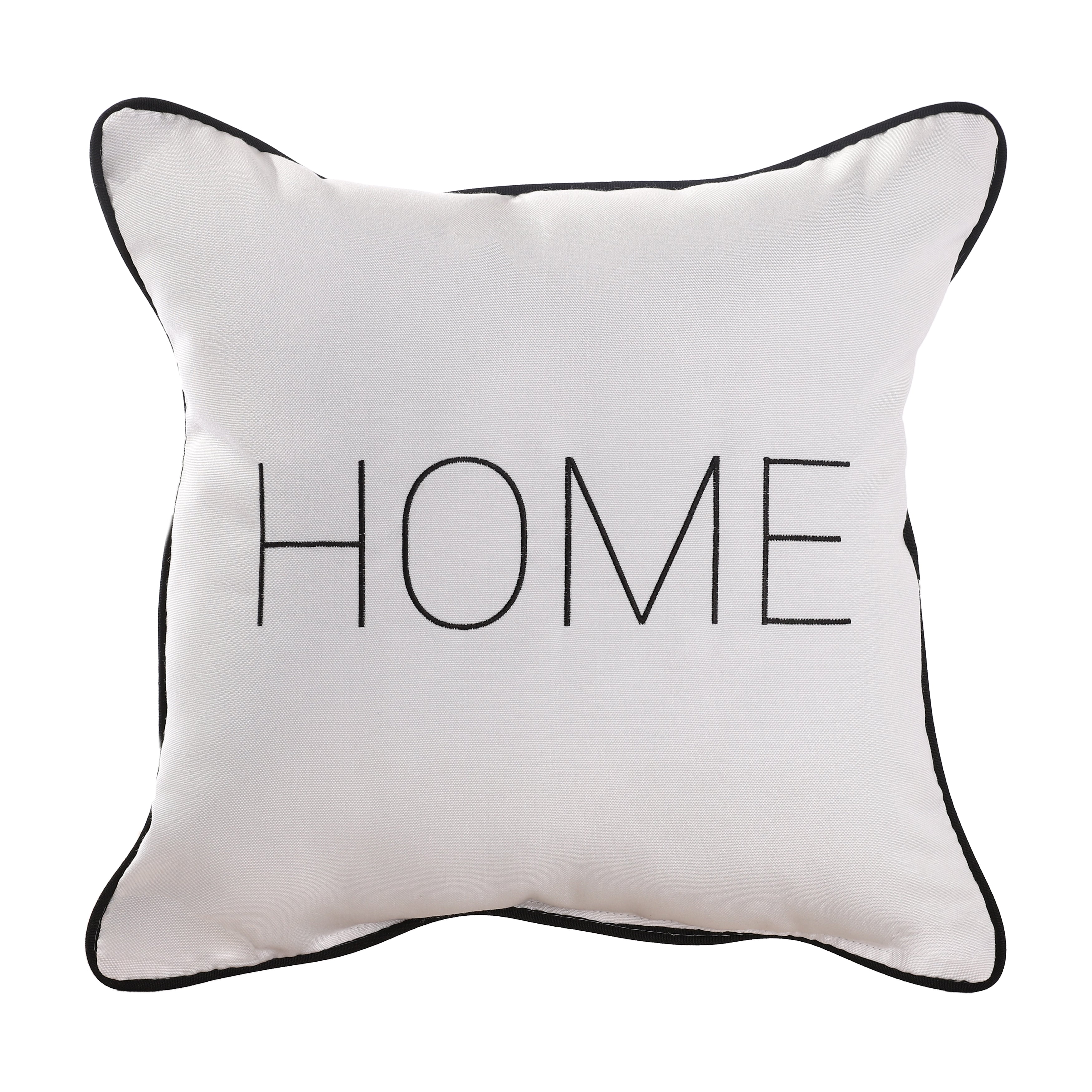 Sunbrella Square Embroidered Outdoor Pillow