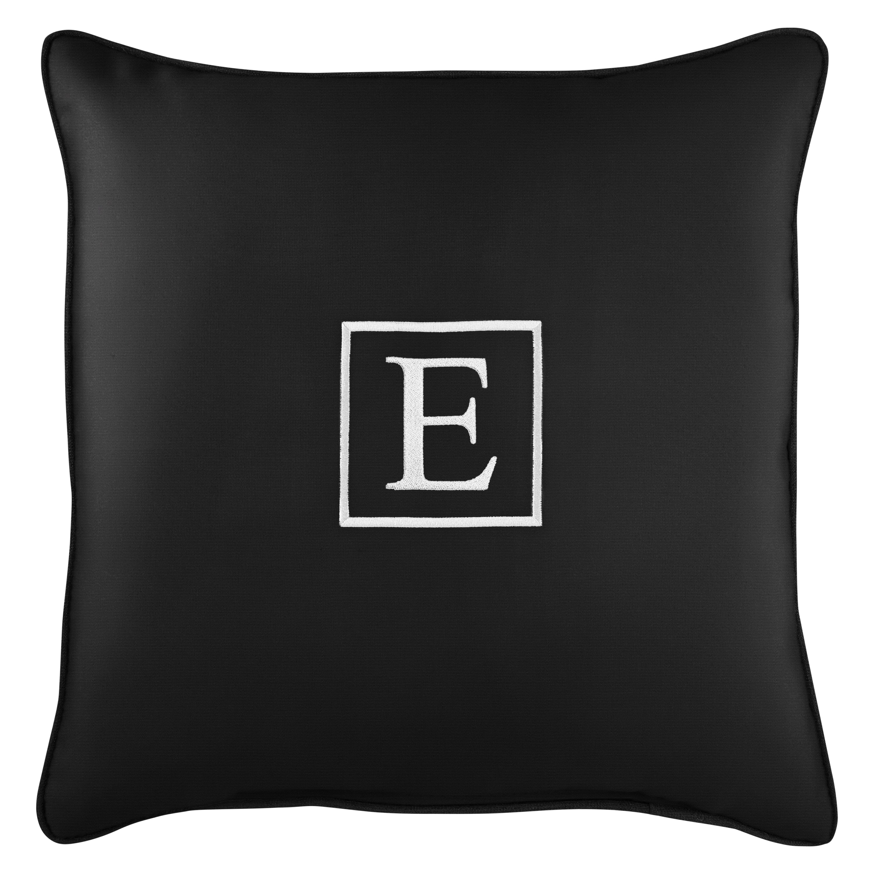 Sunbrella Square Embroidered Outdoor Pillow