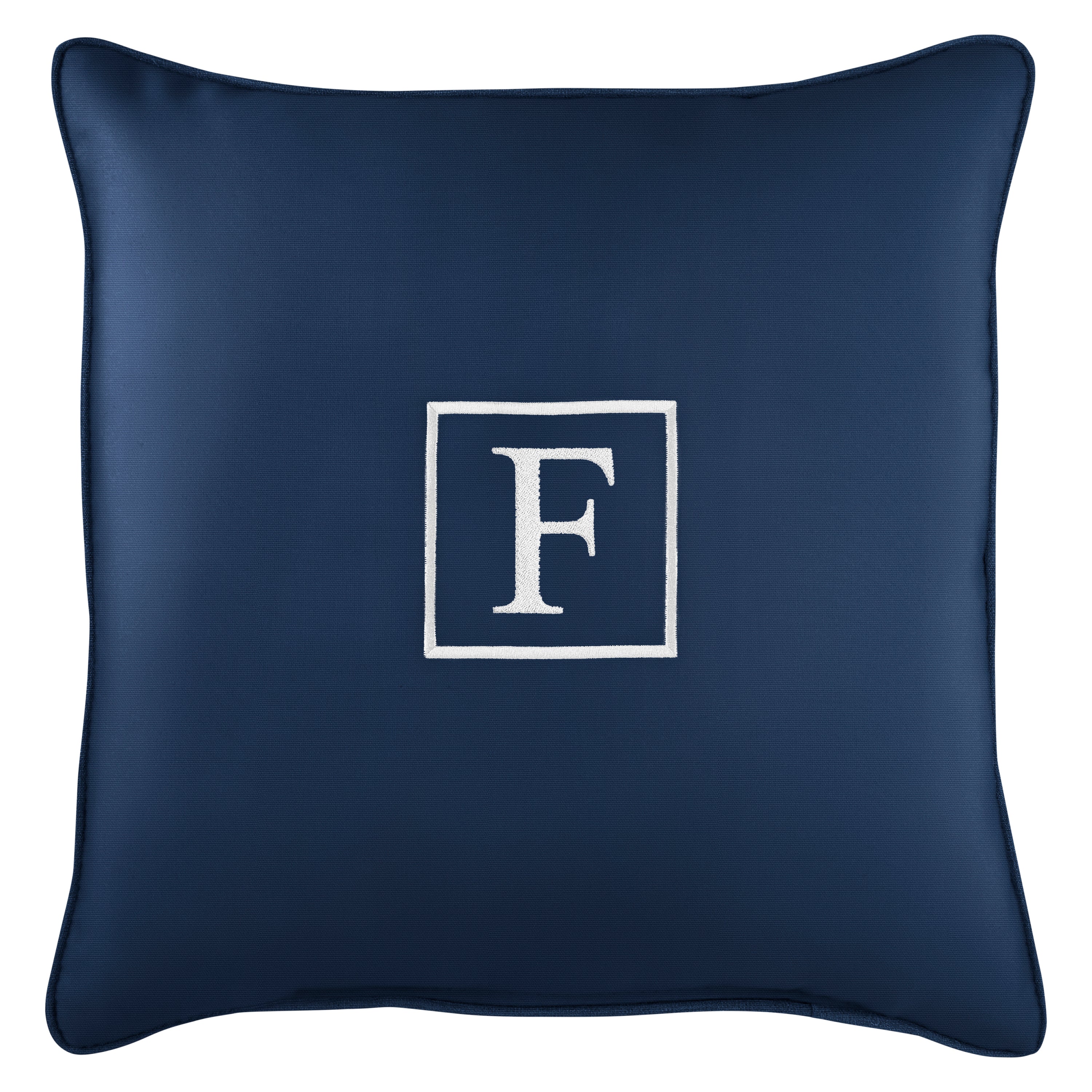 Sunbrella Square Embroidered Outdoor Pillow