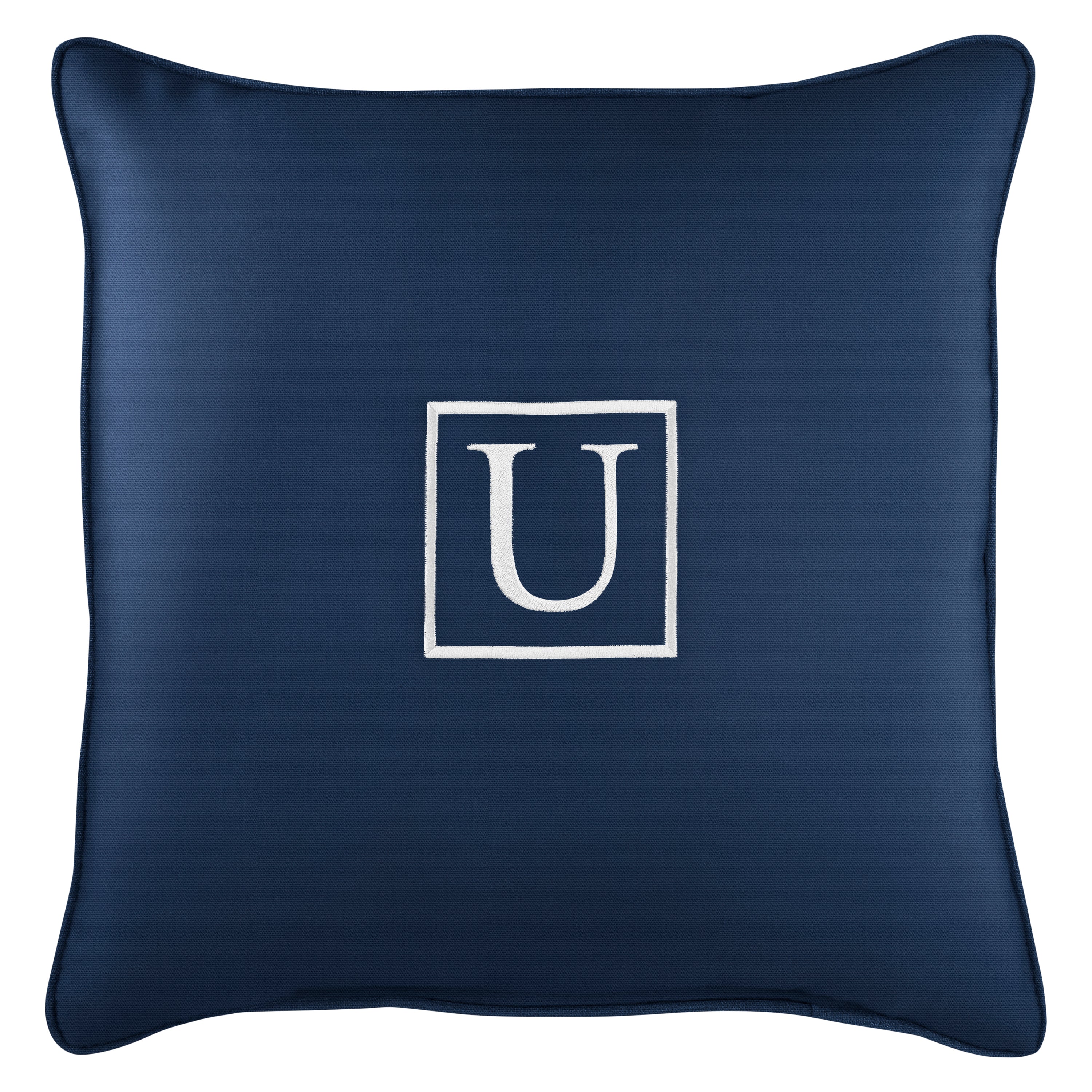 Sunbrella Square Embroidered Outdoor Pillow