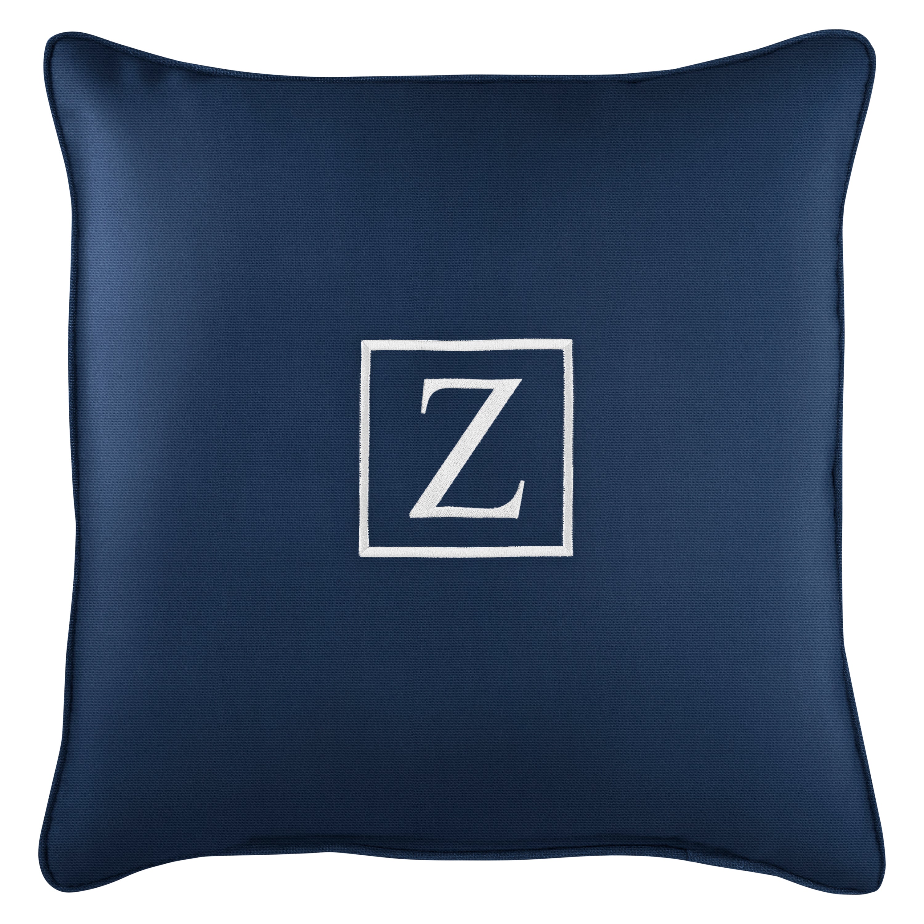 Sunbrella Square Embroidered Outdoor Pillow