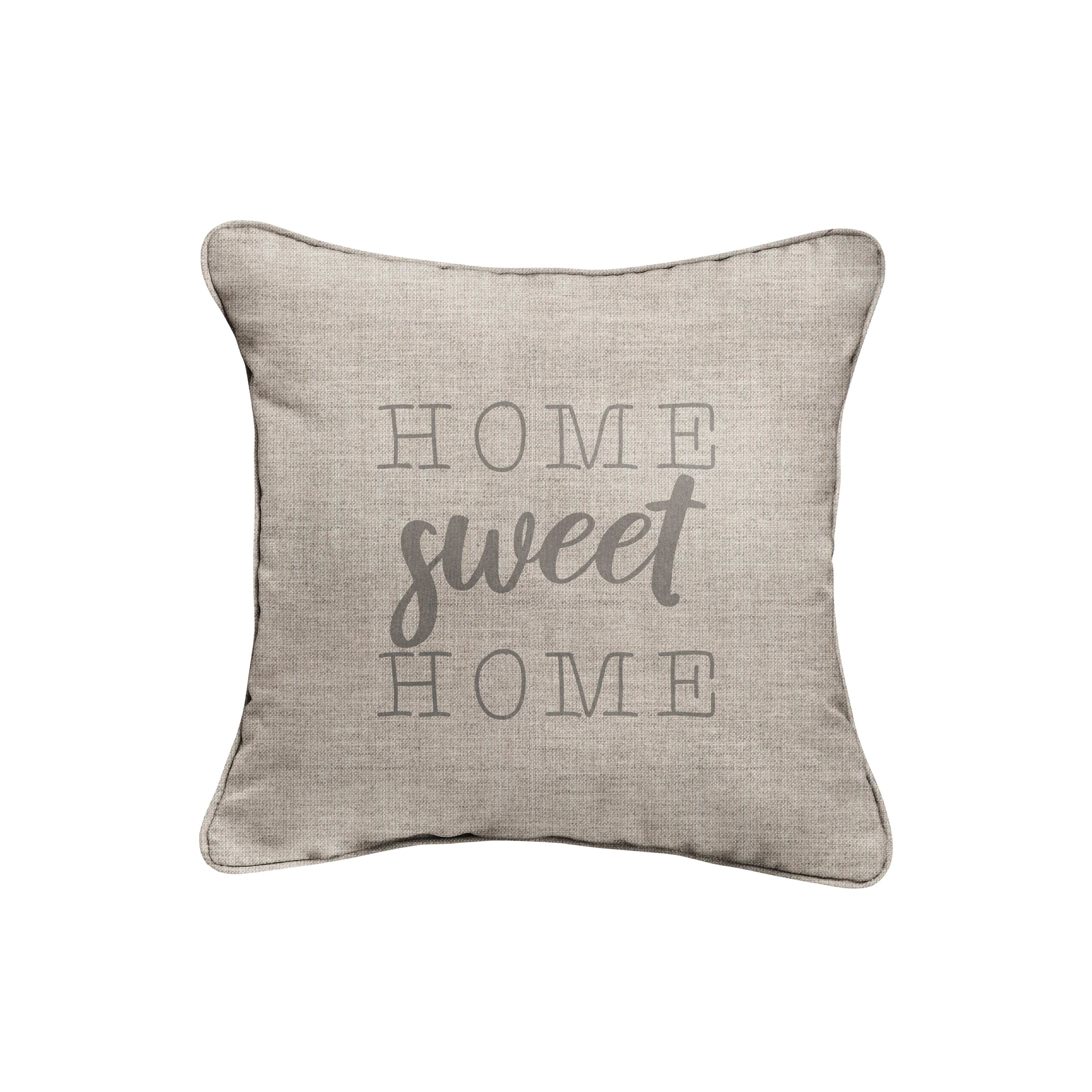 Sunbrella Square Embroidered Outdoor Pillow