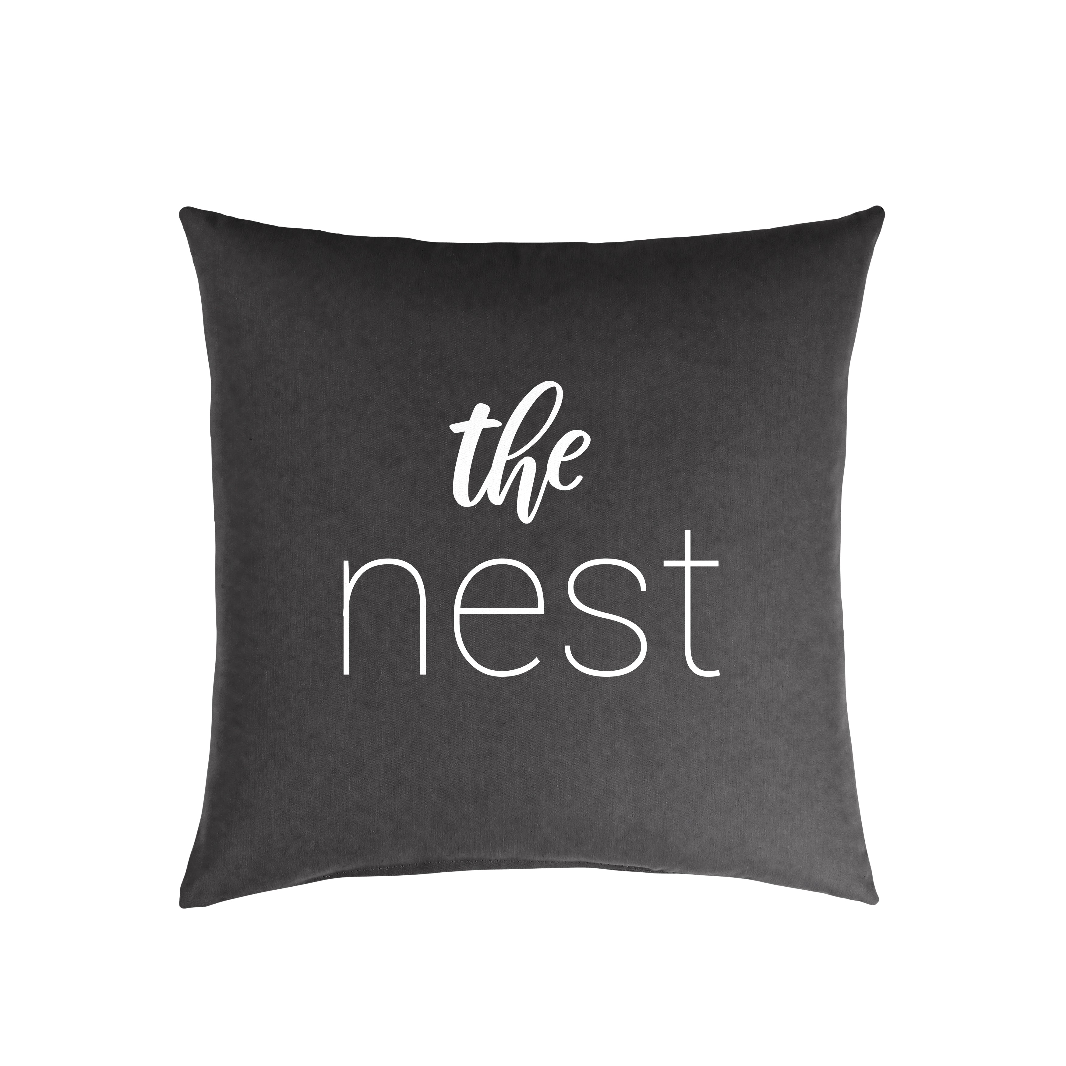 Square Embroidered Pillow