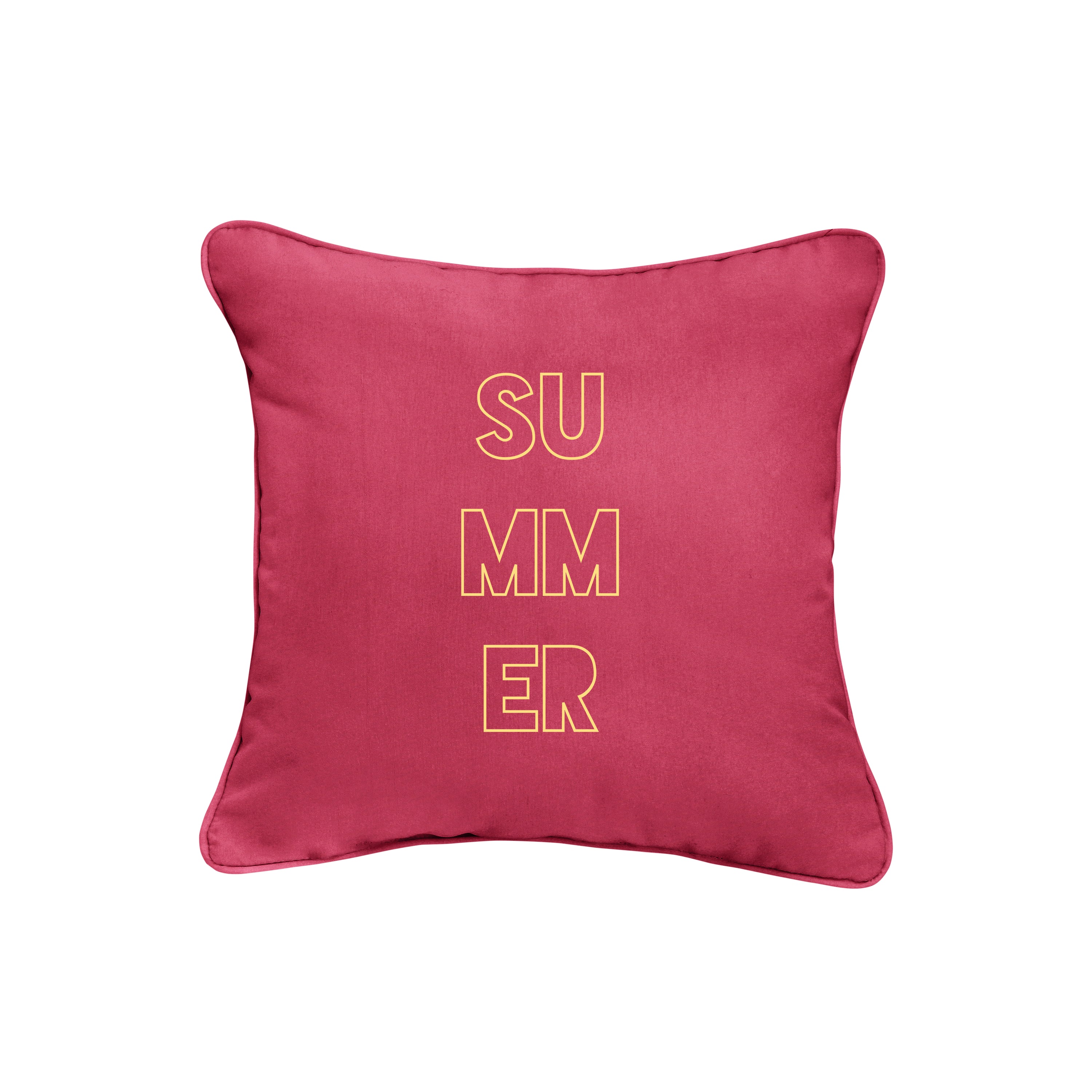 Sunbrella Square Embroidered Outdoor Pillow
