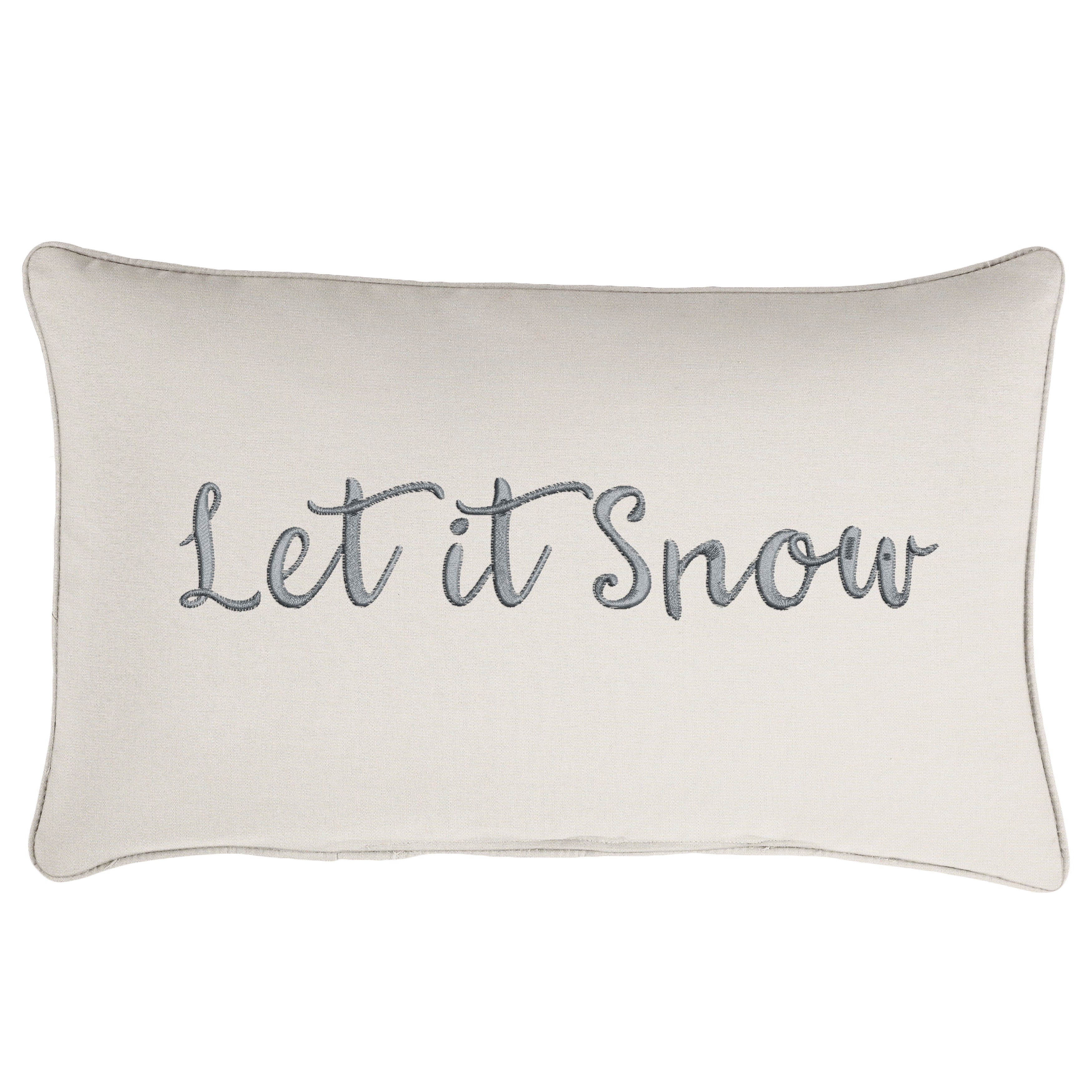 Sunbrella Rectangle Holiday Embroidered Outdoor Pillow