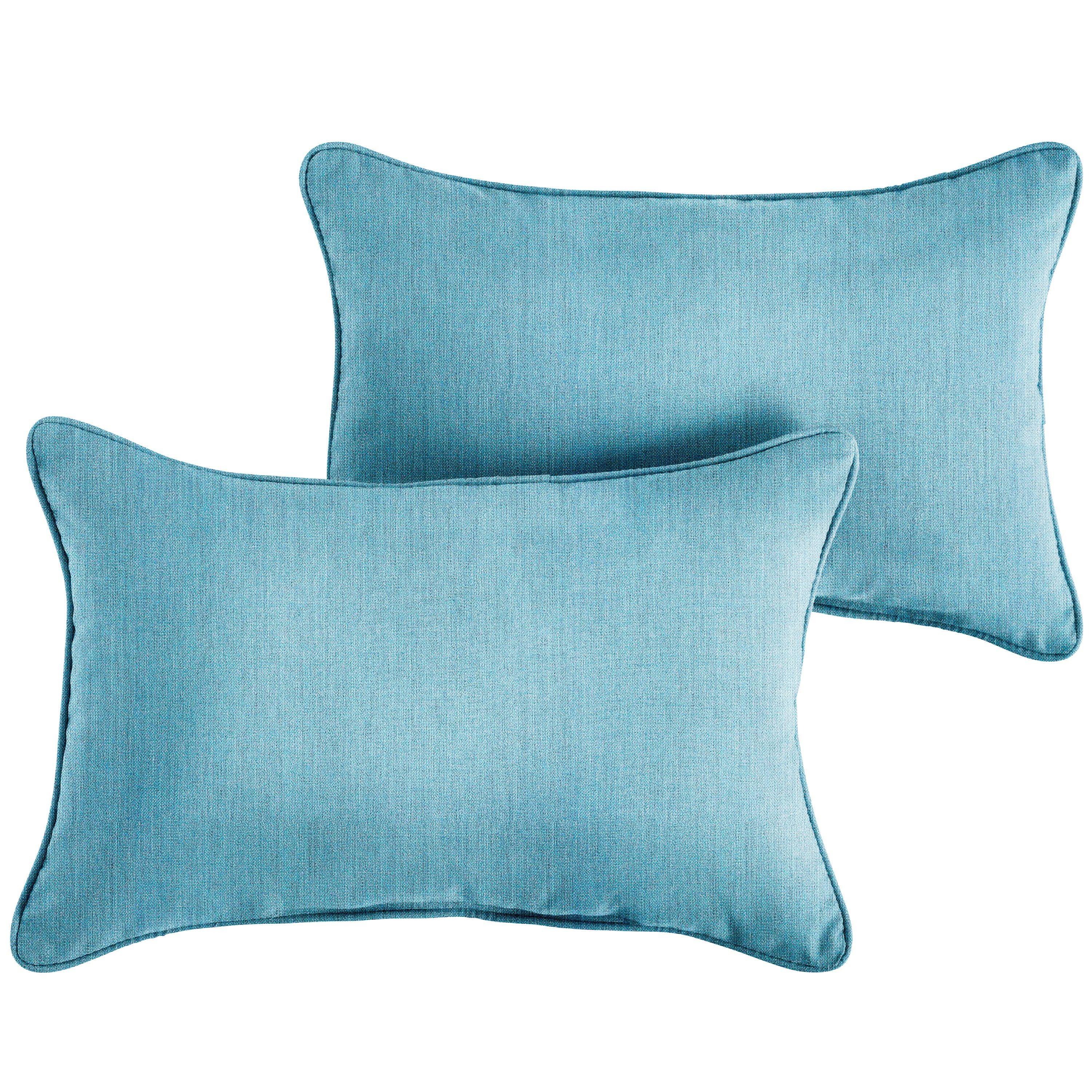 Sunbrella Lumbar Corded Pillow (Set of 2) - Sorra Home