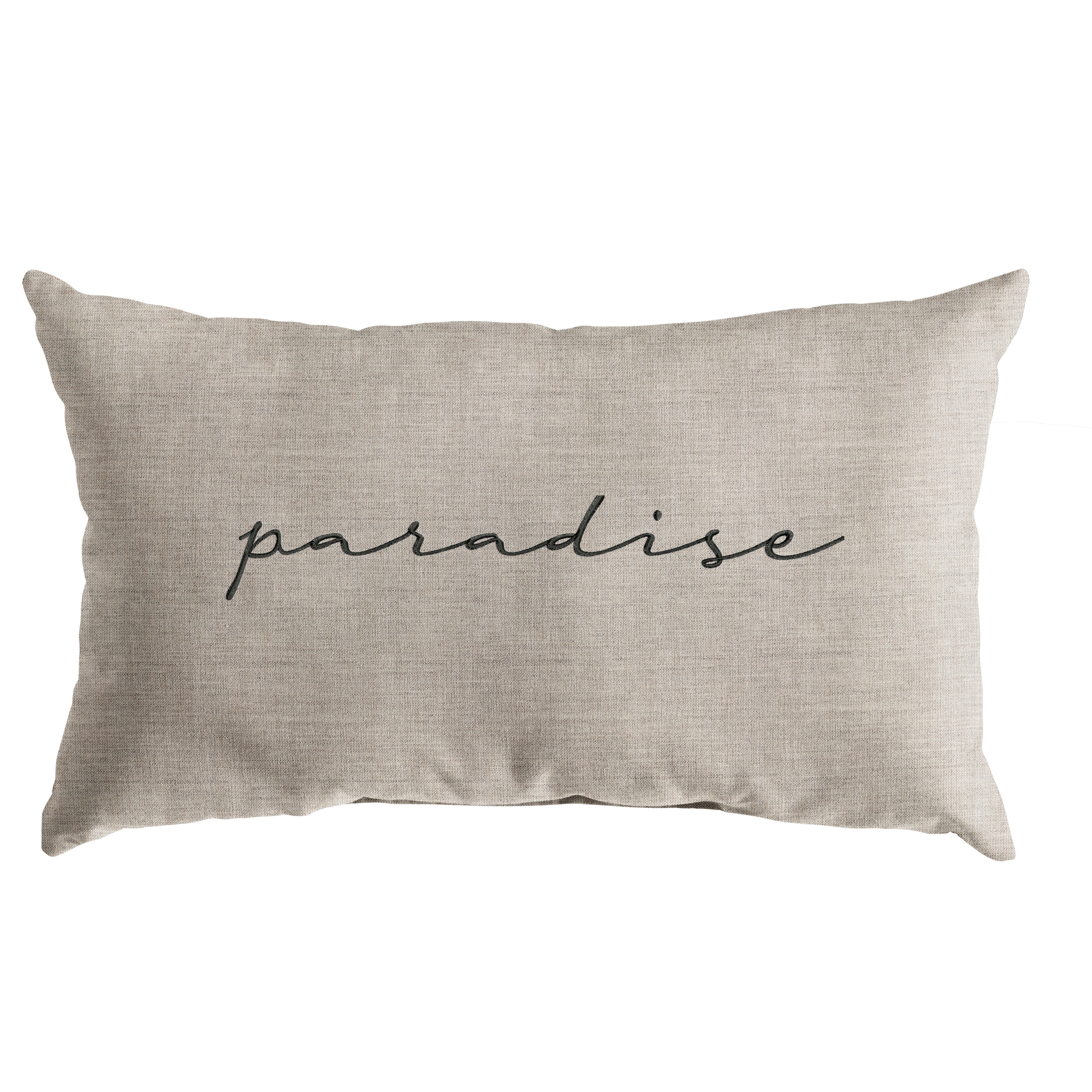 Sunbrella Rectangle Embroidered Outdoor Pillow