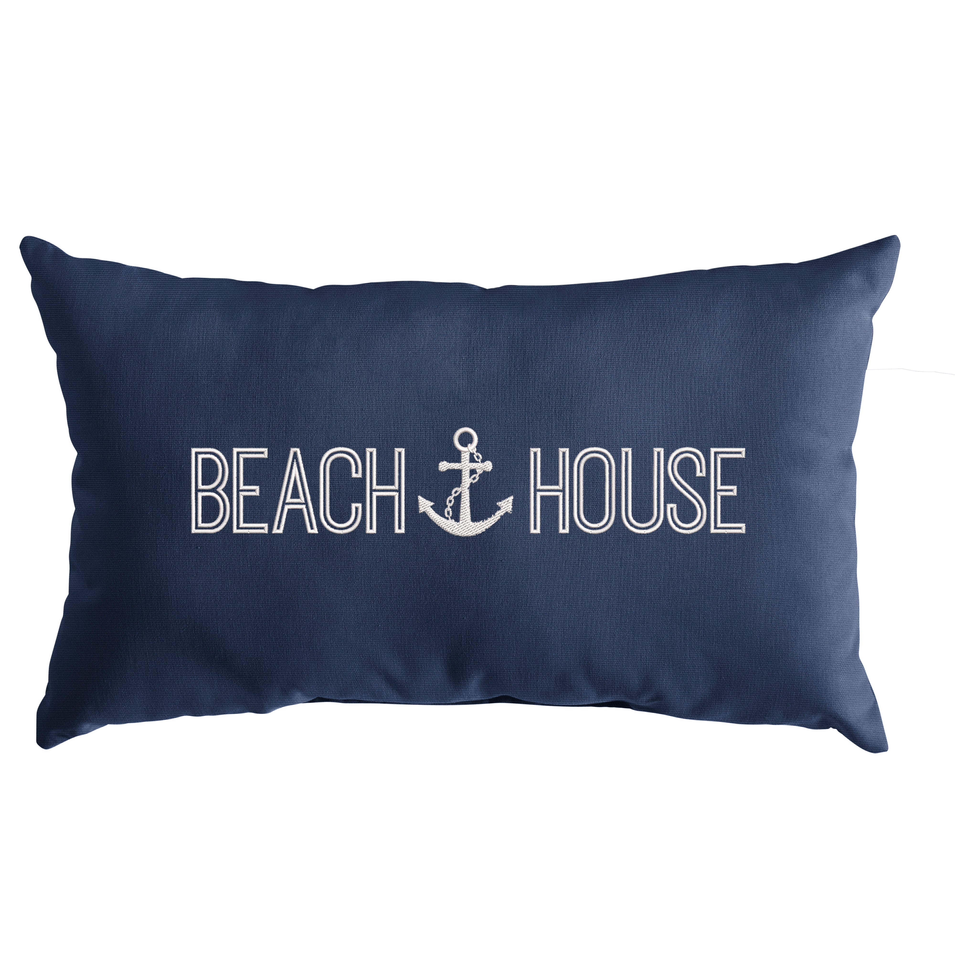 Sunbrella Rectangle Embroidered Outdoor Pillow