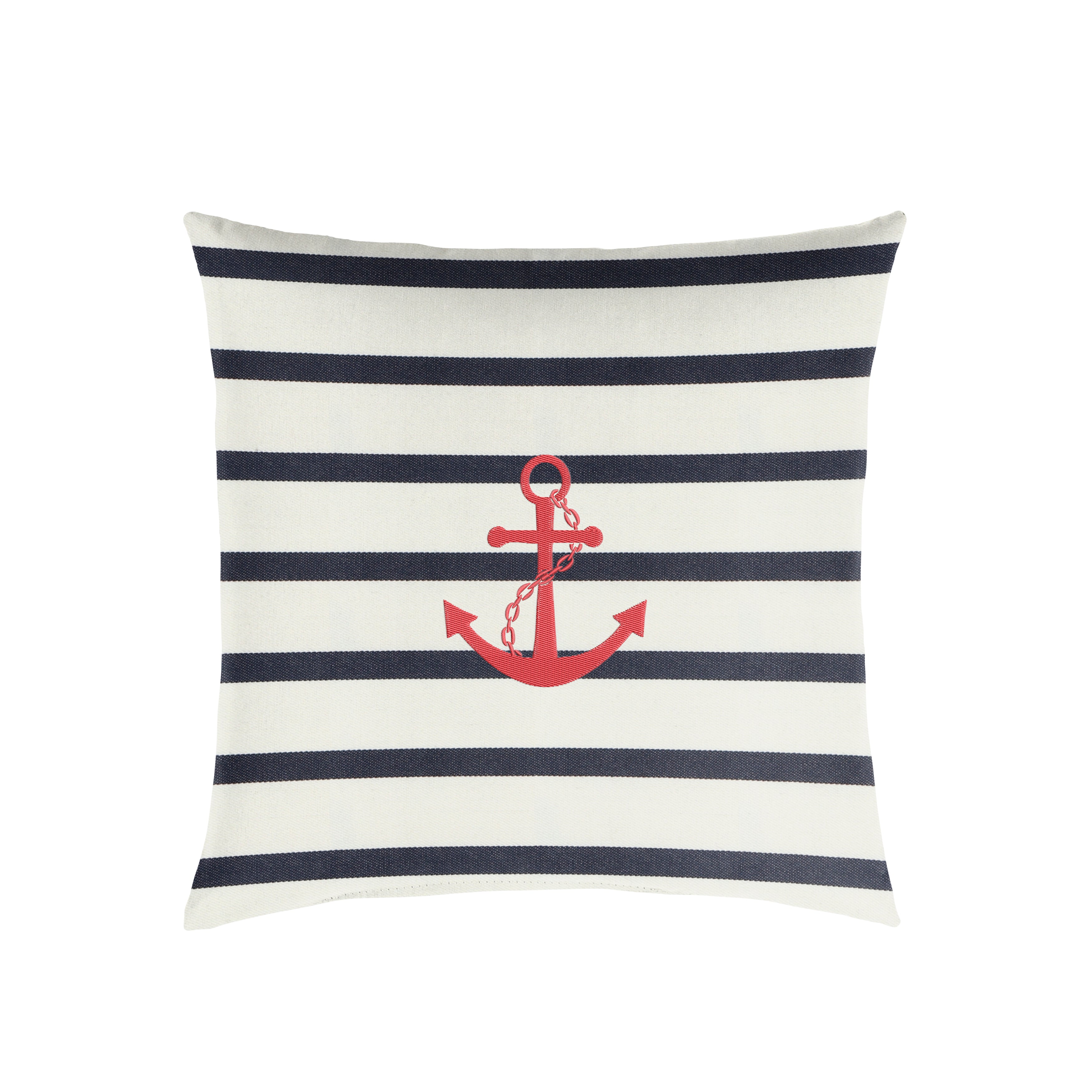 Sunbrella Square Embroidered Outdoor Pillow