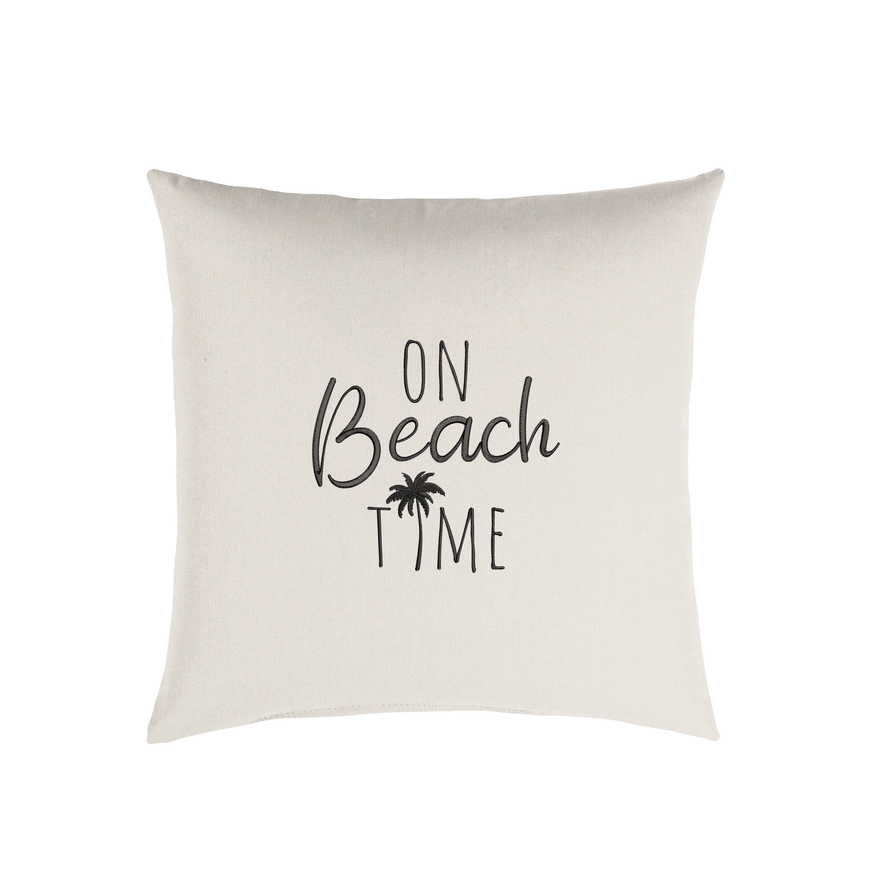 Sunbrella Square Embroidered Outdoor Pillow