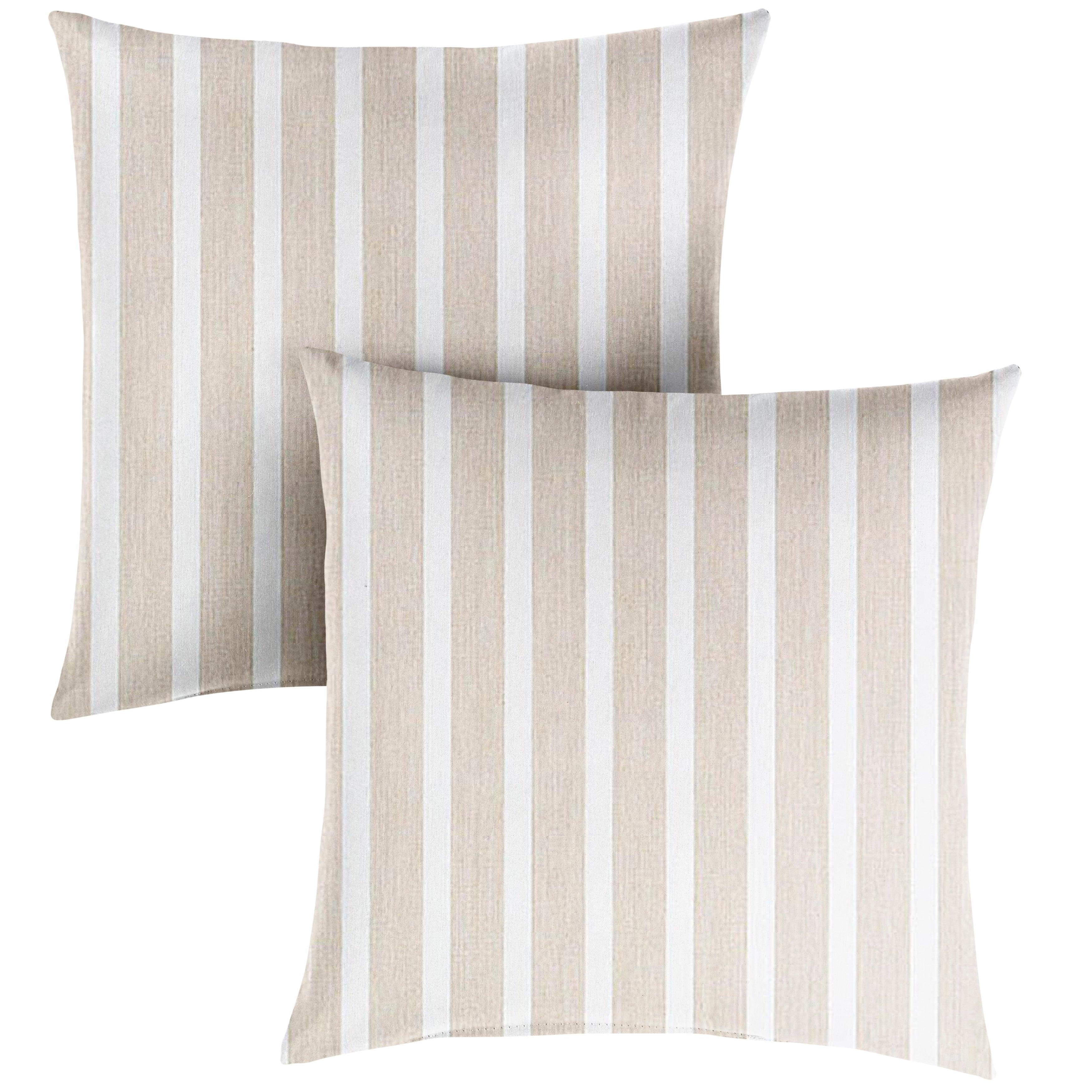 Sunbrella Shore Square Pillow (Set of 2) - Sorra Home