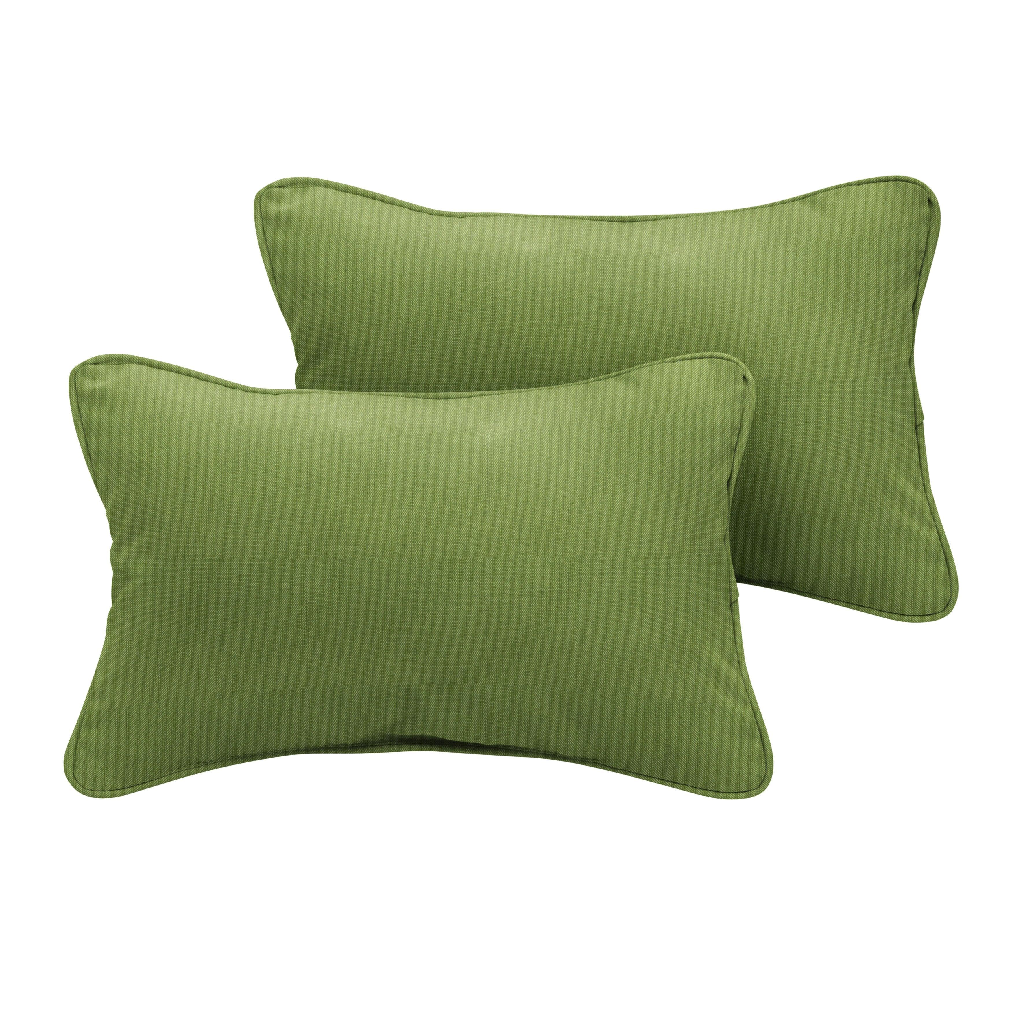 Sunbrella Lumbar Corded Pillow (Set of 2) - Sorra Home