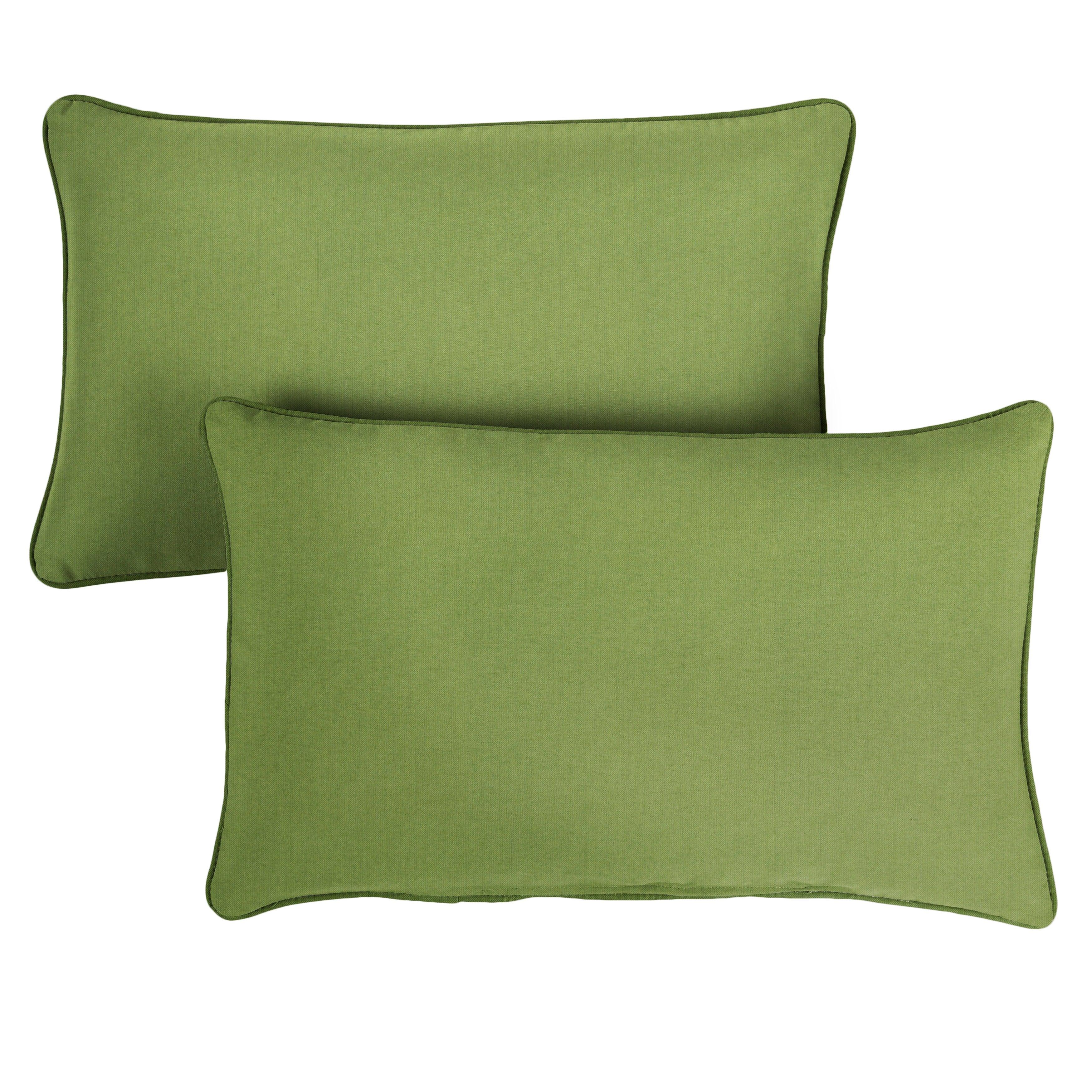 Sunbrella Lumbar Corded Pillow (Set of 2) - Sorra Home