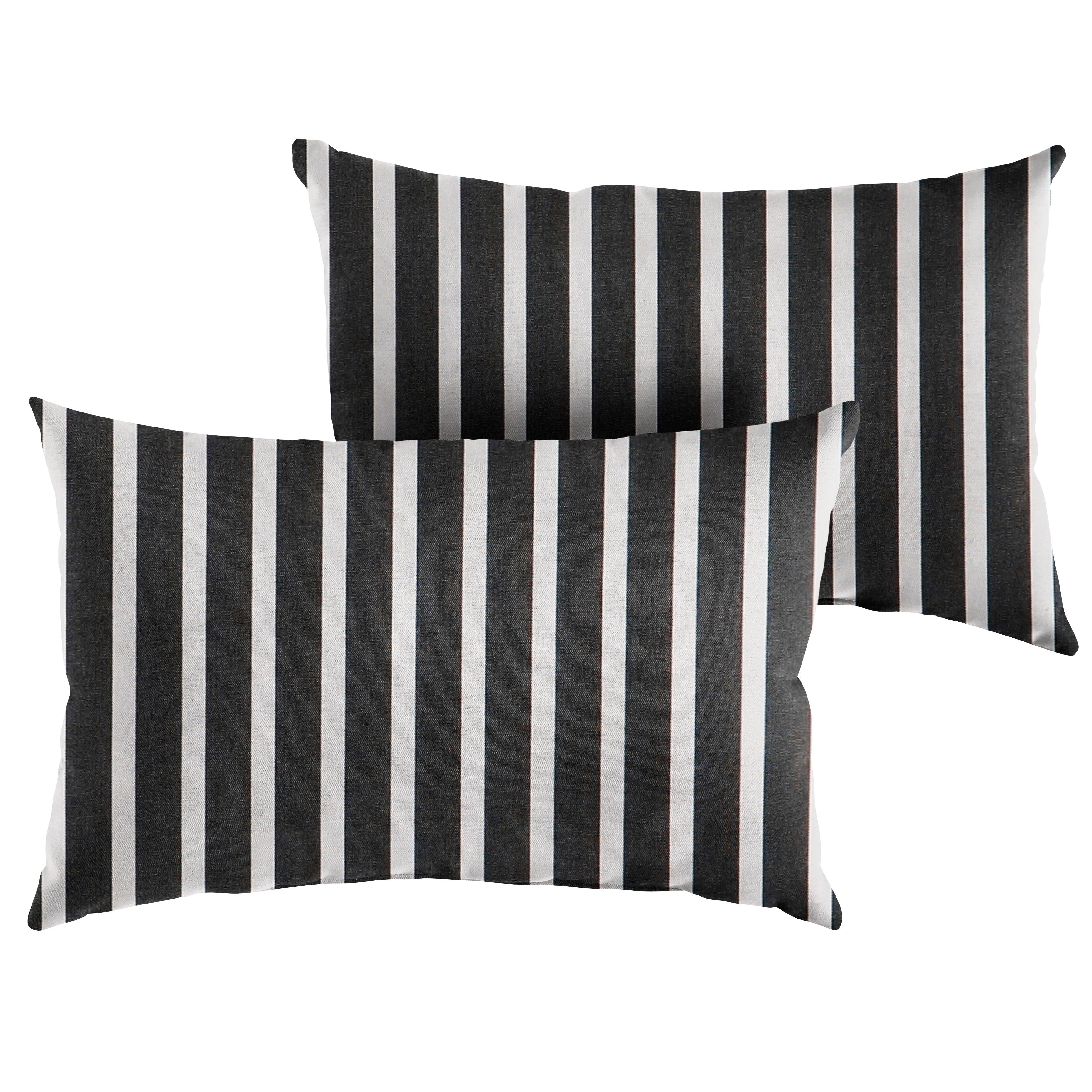 Sunbrella Shore Lumbar Pillow (SET OF 2) - Sorra Home