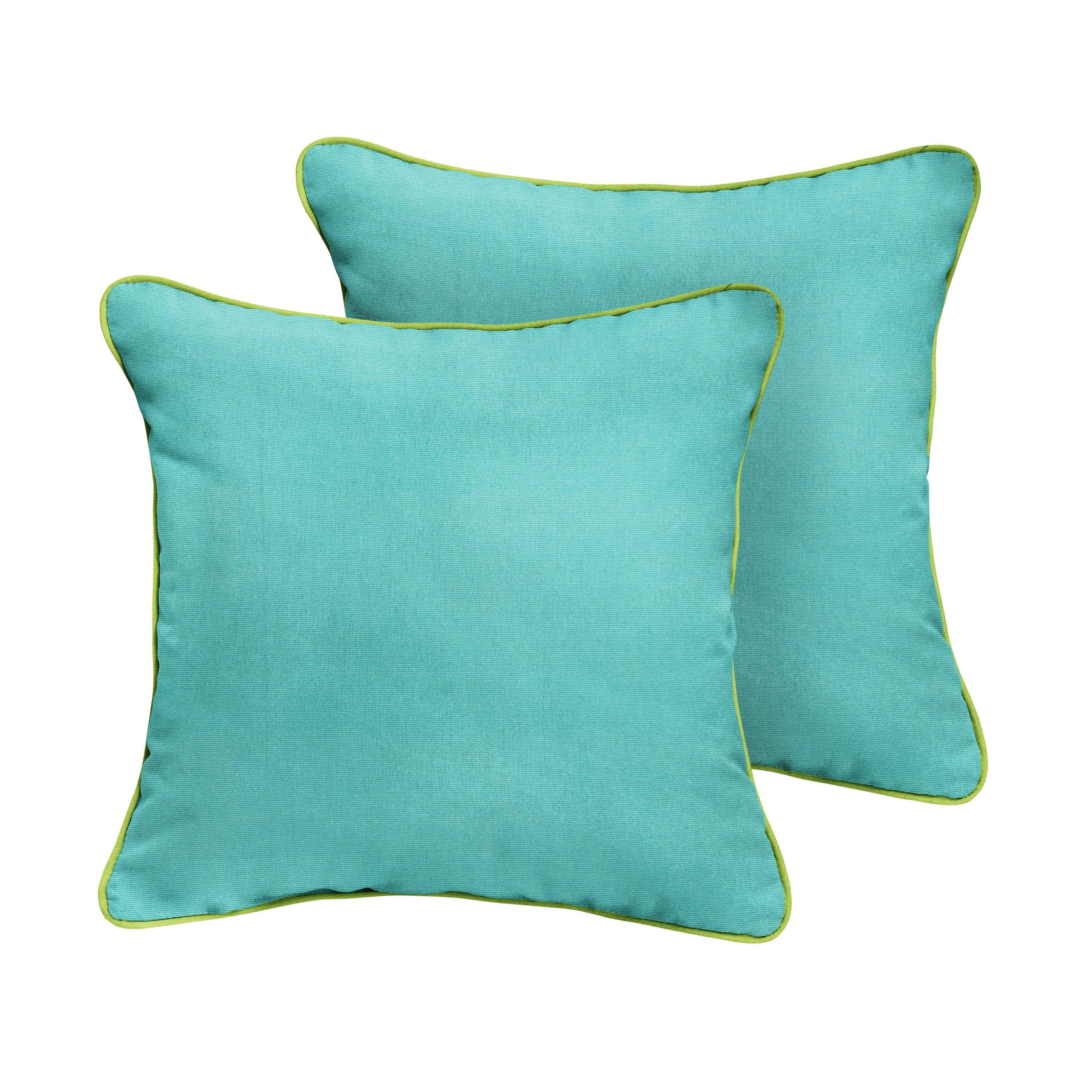 Sunbrella Square Corded Pillow (Set of 2) - Sorra Home
