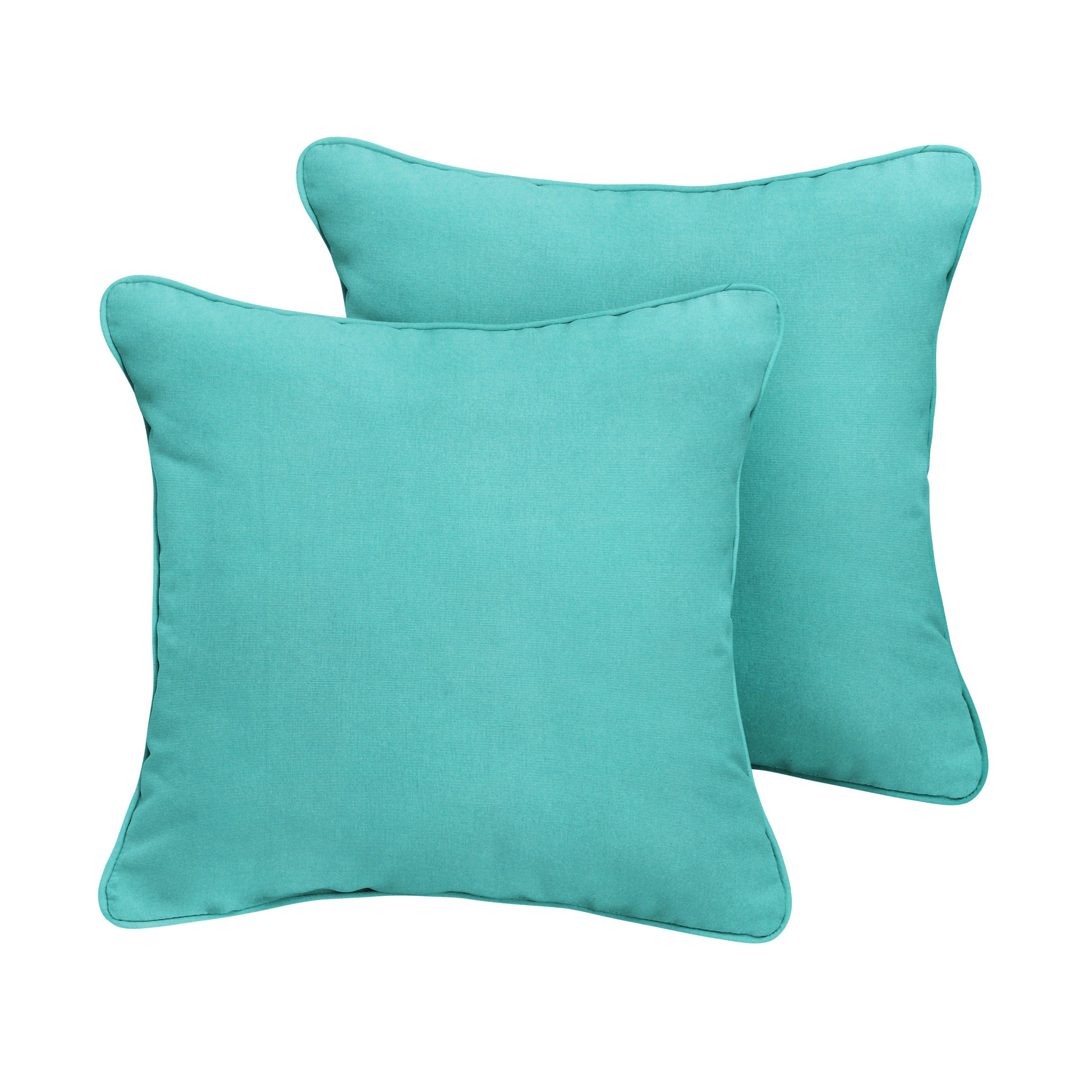 Sunbrella Square Corded Pillow (Set of 2) - Sorra Home
