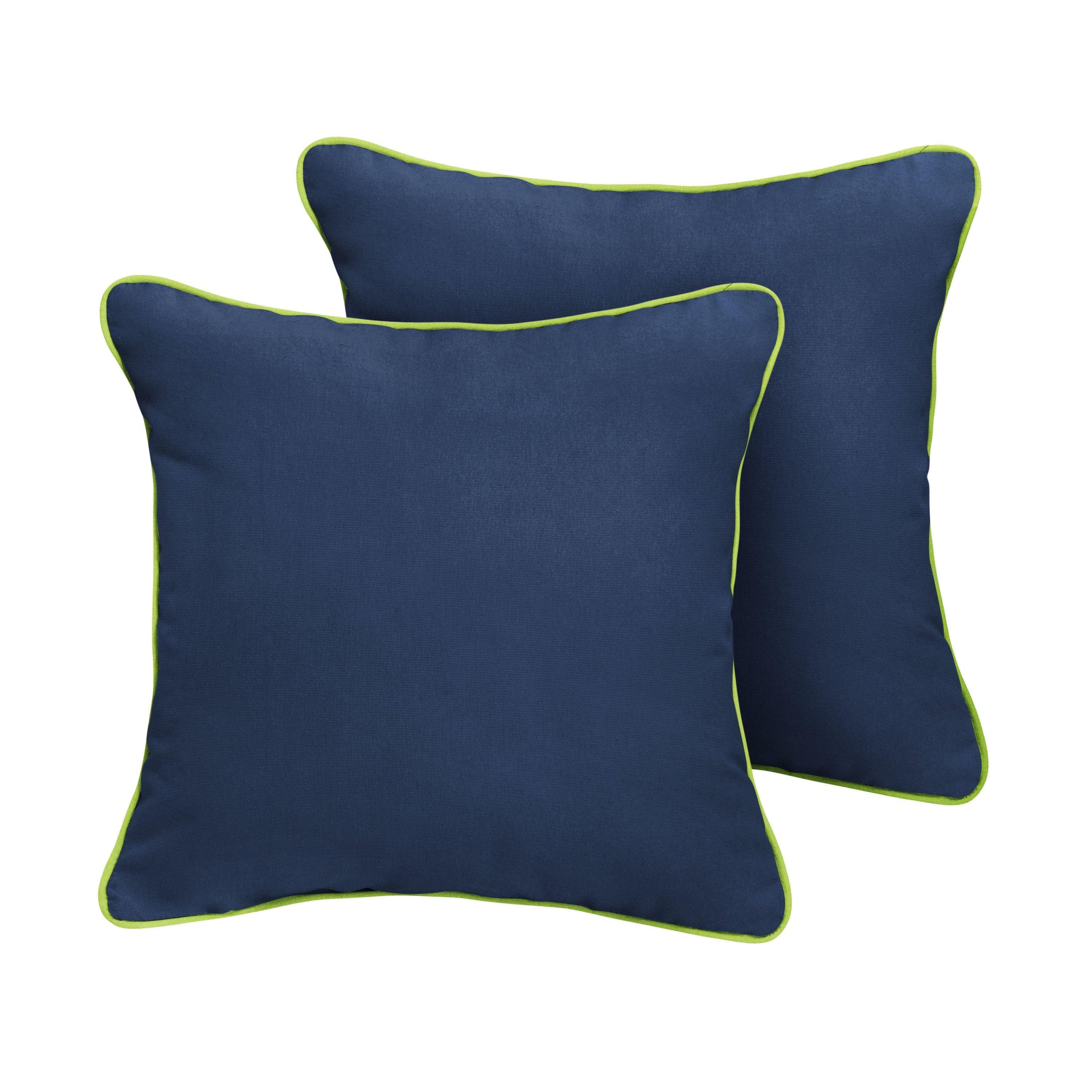Sunbrella Square Corded Pillow (Set of 2) - Sorra Home