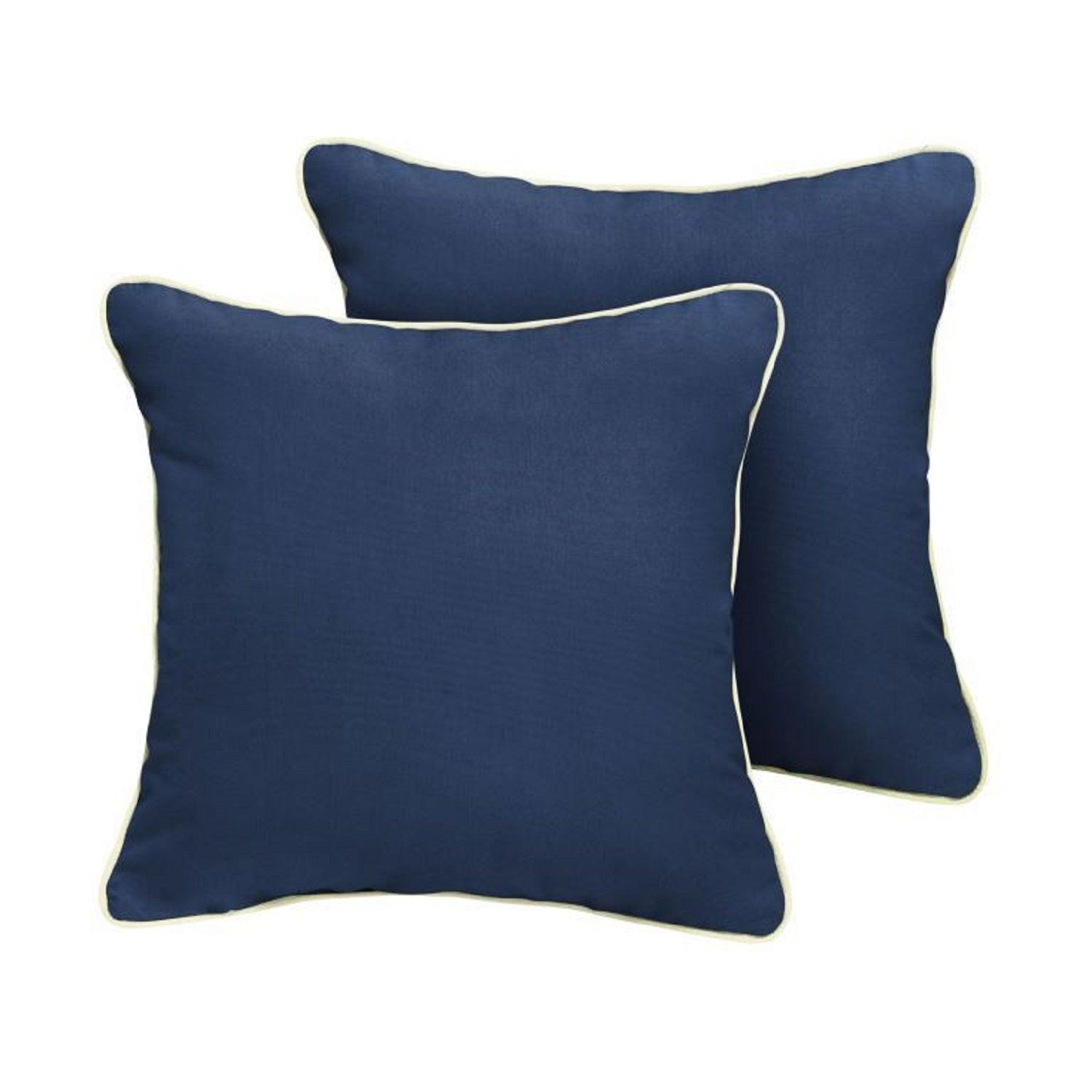 Sunbrella Square Corded Pillow (Set of 2) - Sorra Home