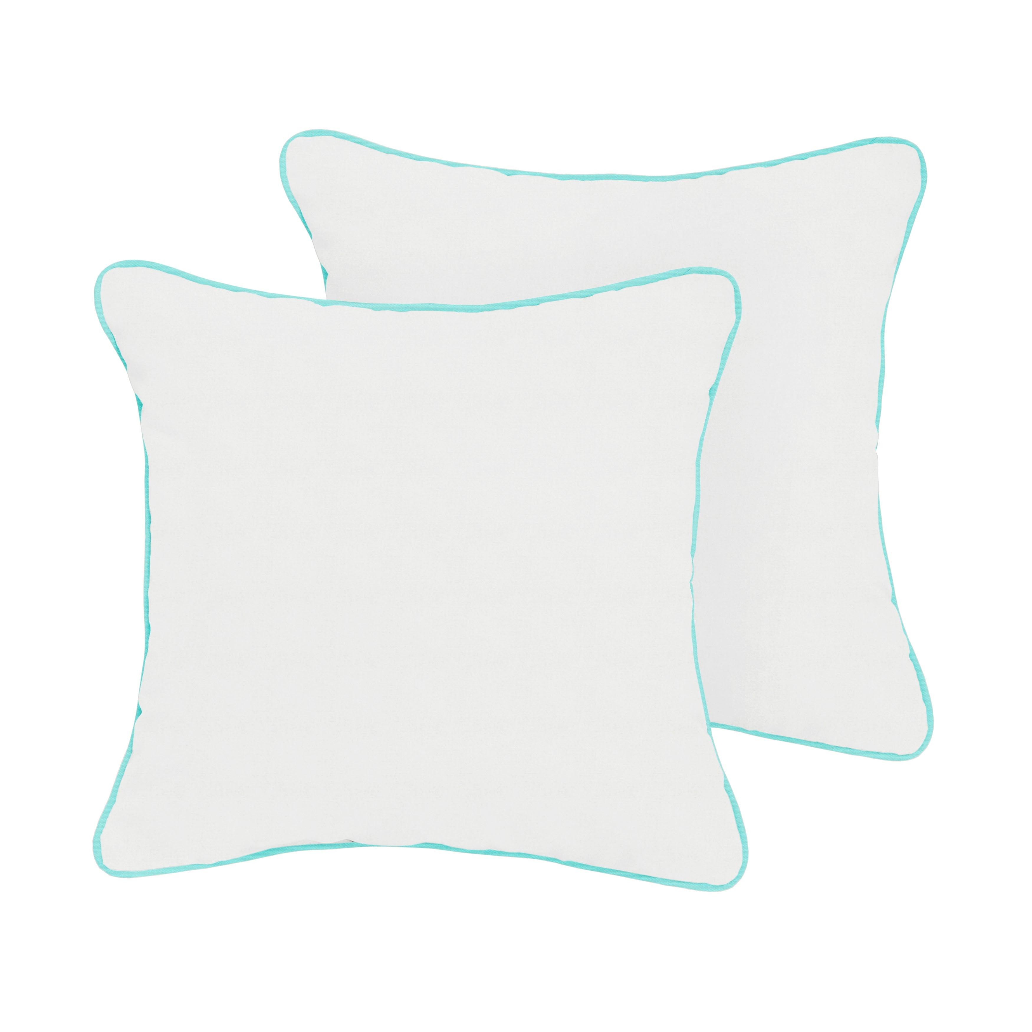 Sunbrella Square Corded Pillow (Set of 2) - Sorra Home