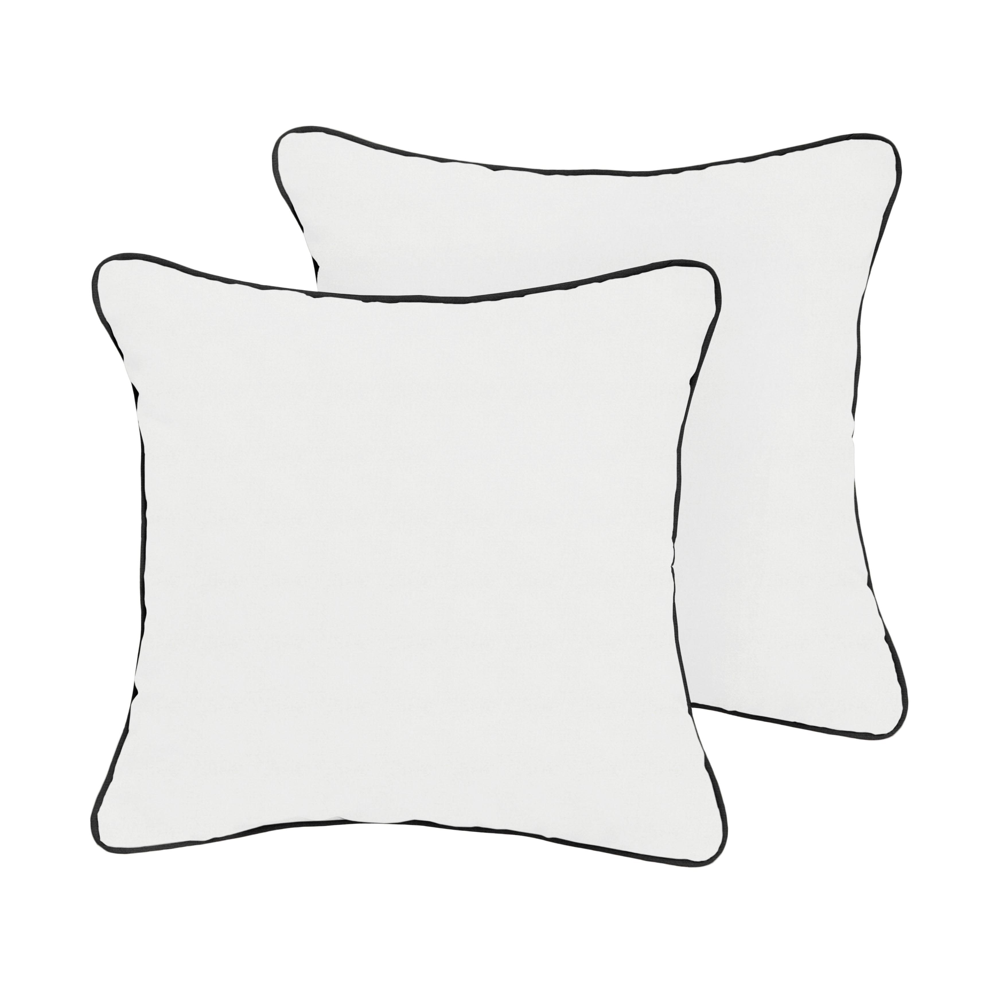 Sunbrella Square Corded Pillow (Set of 2) - Sorra Home