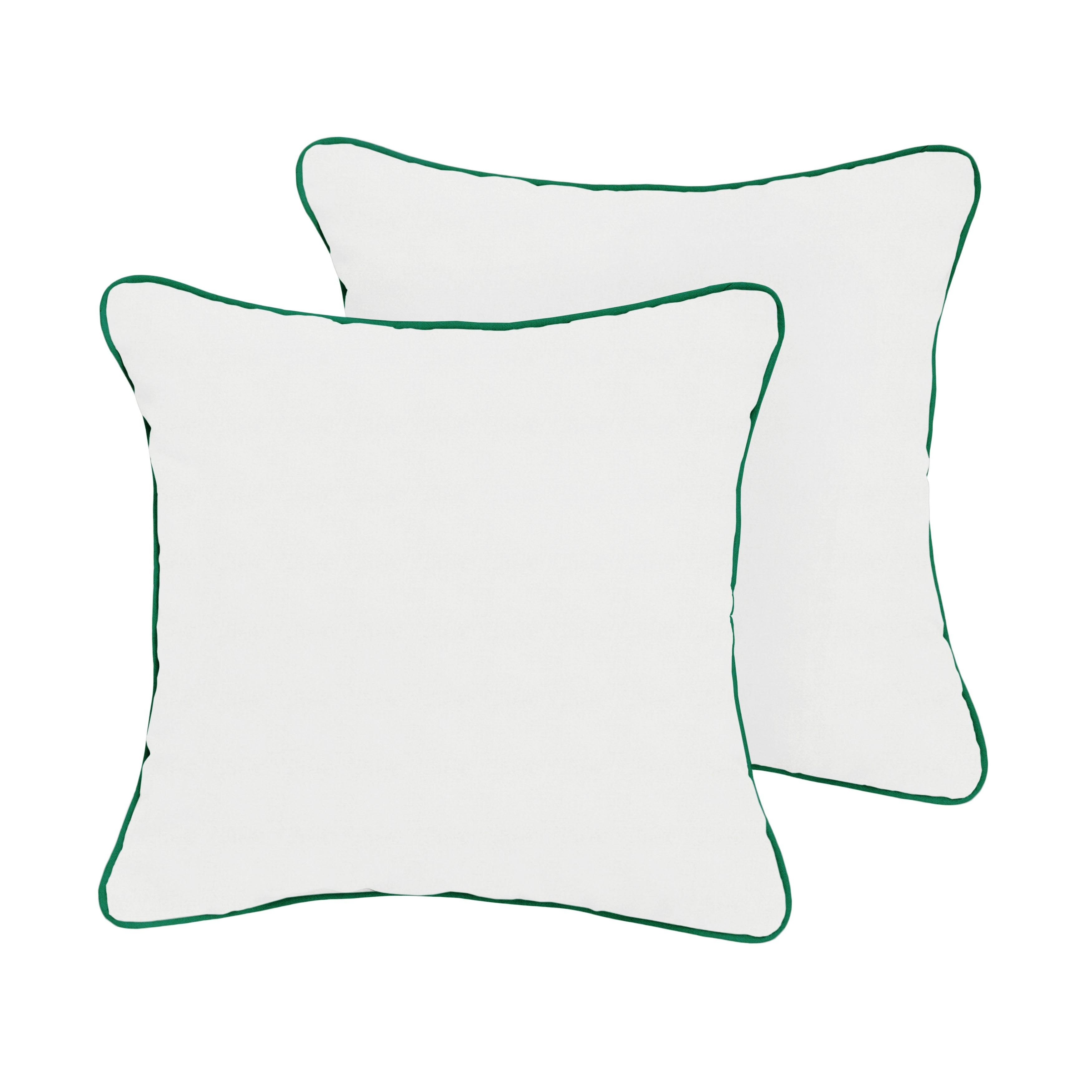 Sunbrella Square Corded Pillow (Set of 2) - Sorra Home