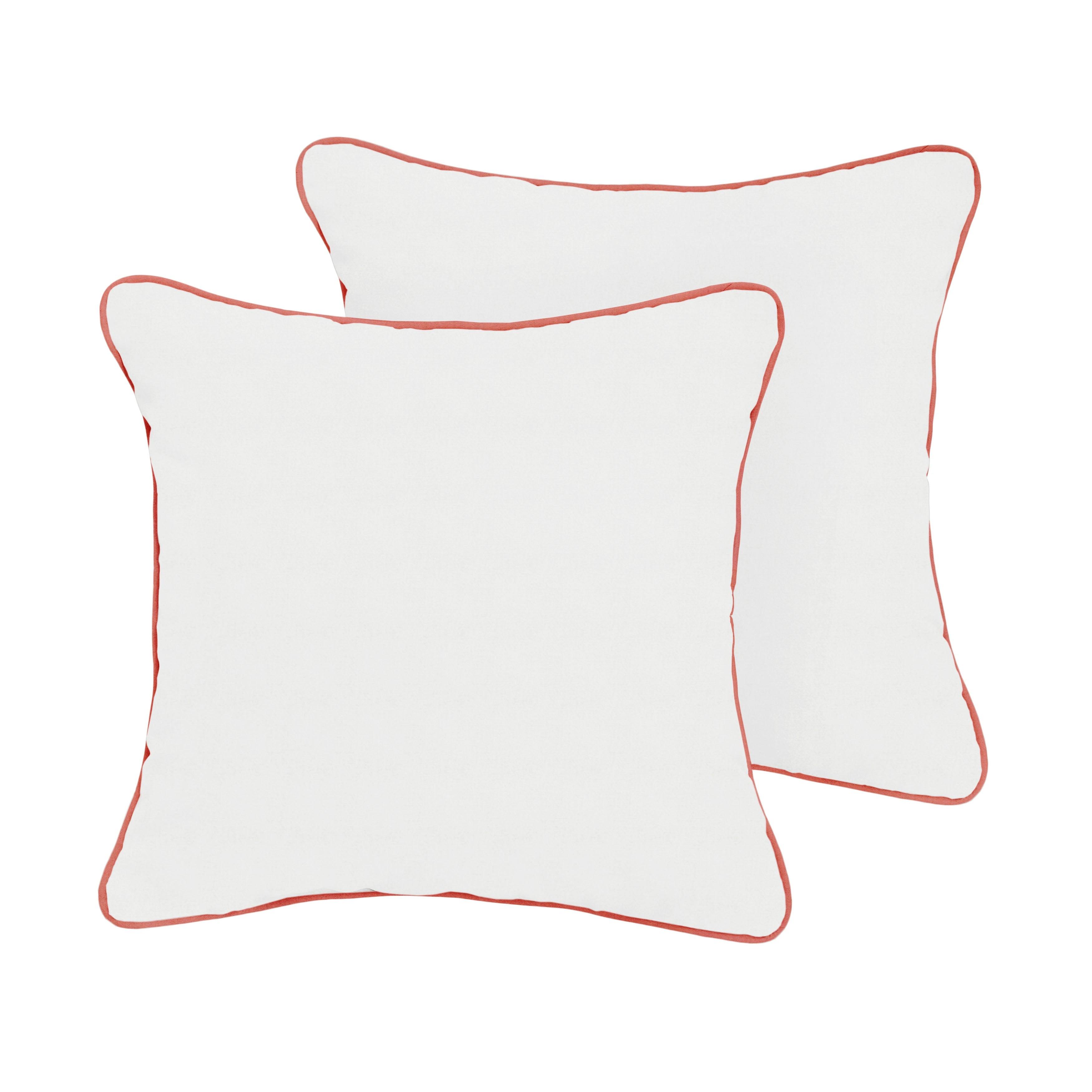 Sunbrella Square Corded Pillow (Set of 2) - Sorra Home