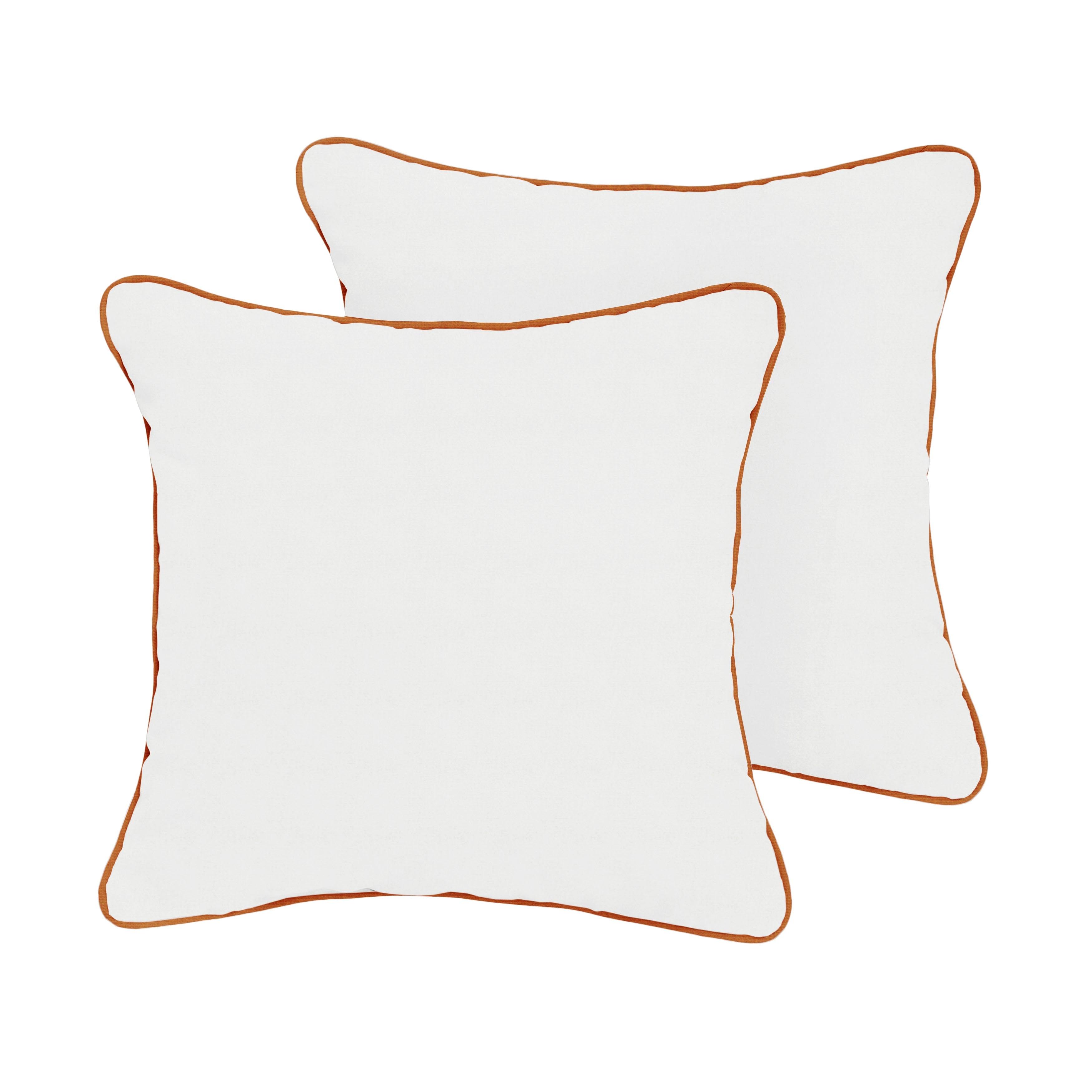 Sunbrella Square Corded Pillow (Set of 2) - Sorra Home