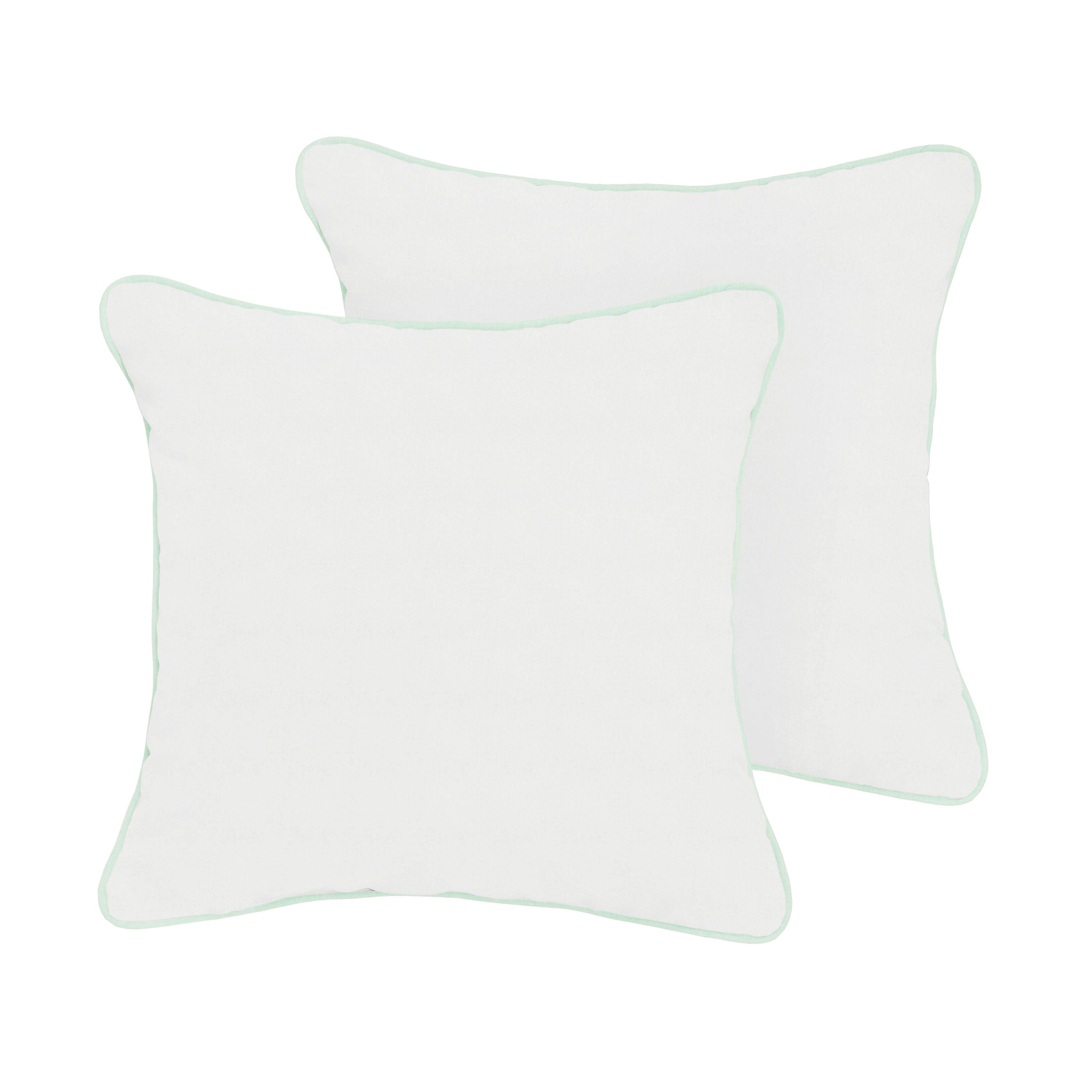 Sunbrella Square Corded Pillow (Set of 2) - Sorra Home