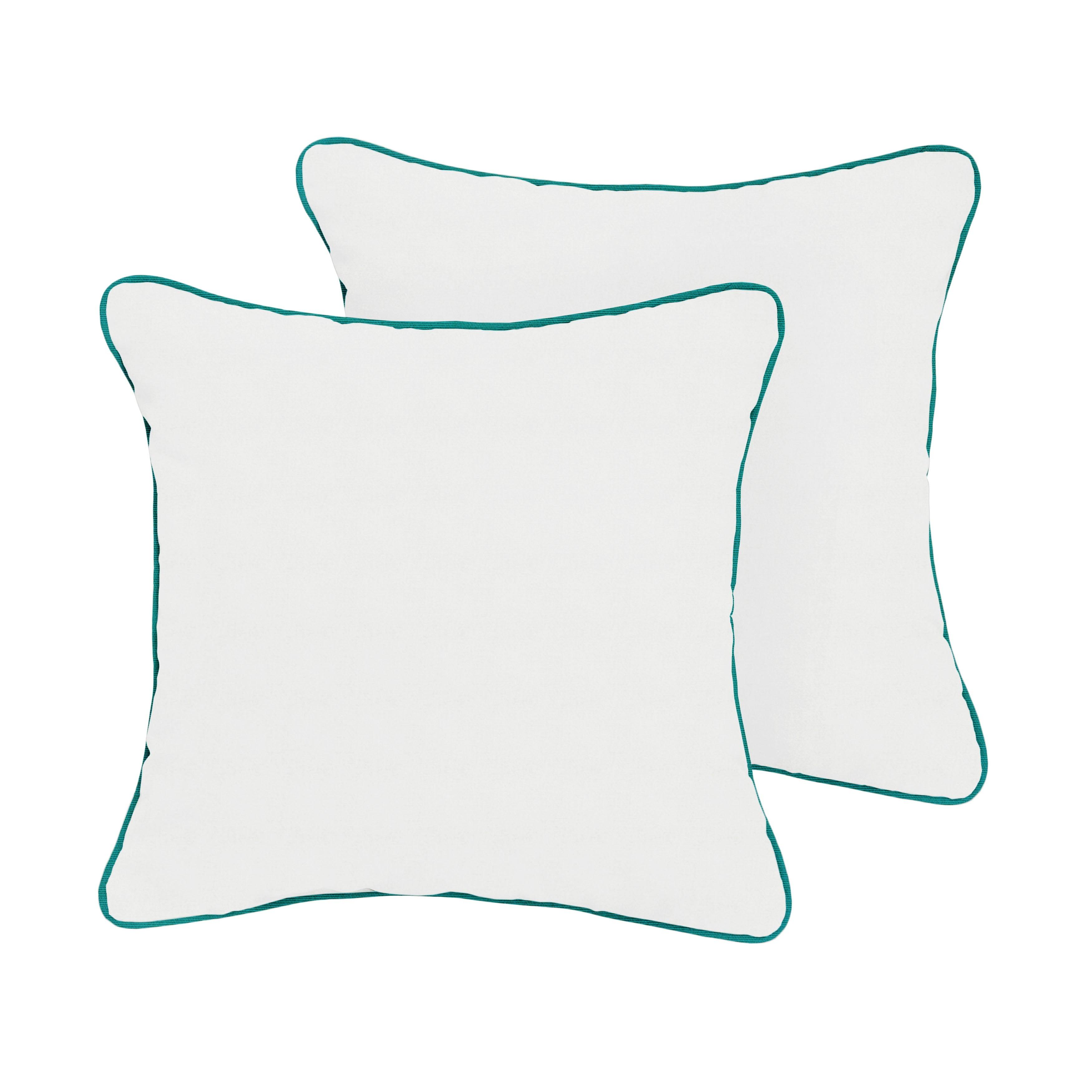 Sunbrella Square Corded Pillow (Set of 2) - Sorra Home