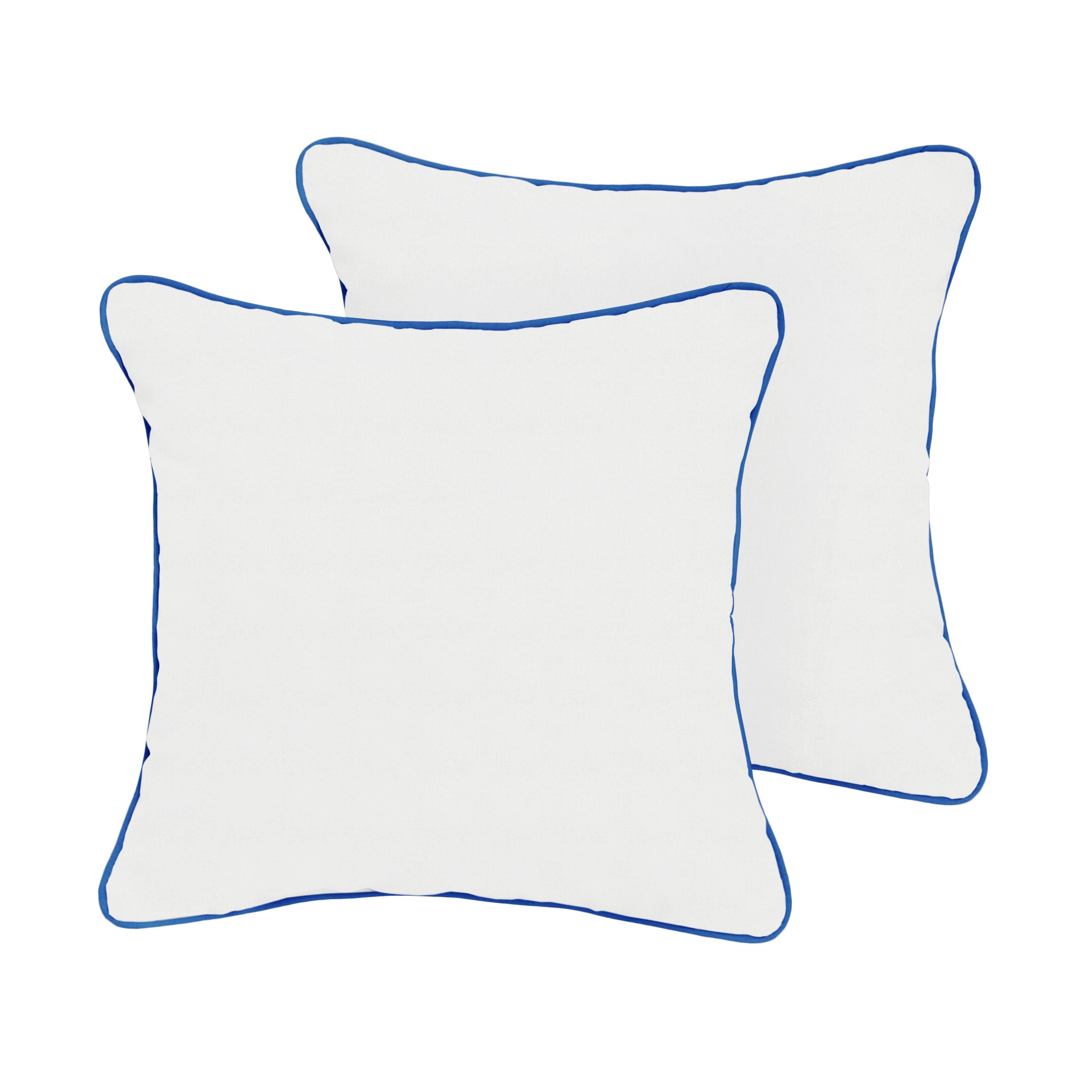 Sunbrella Square Corded Pillow (Set of 2) - Sorra Home