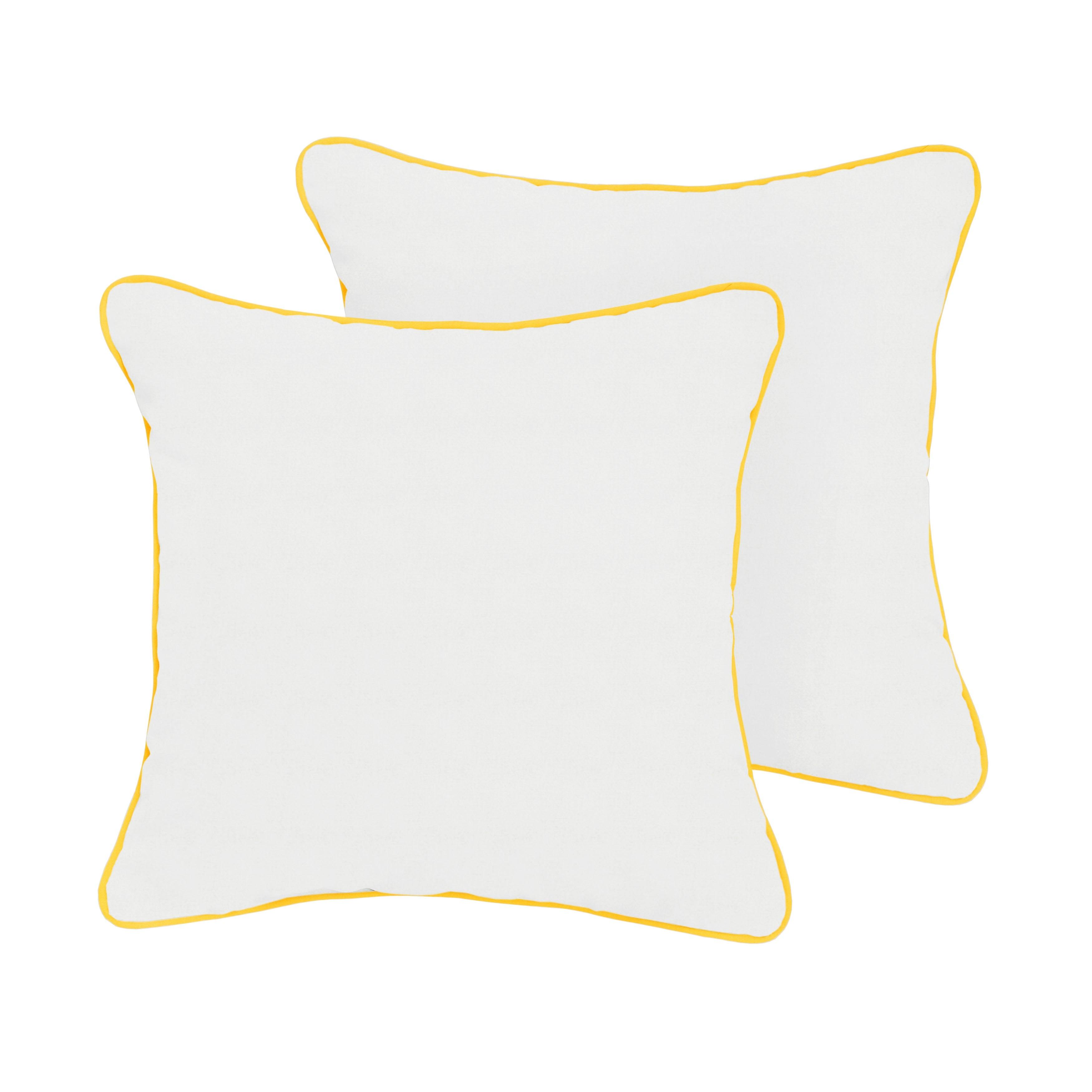 Sunbrella Square Corded Pillow (Set of 2) - Sorra Home