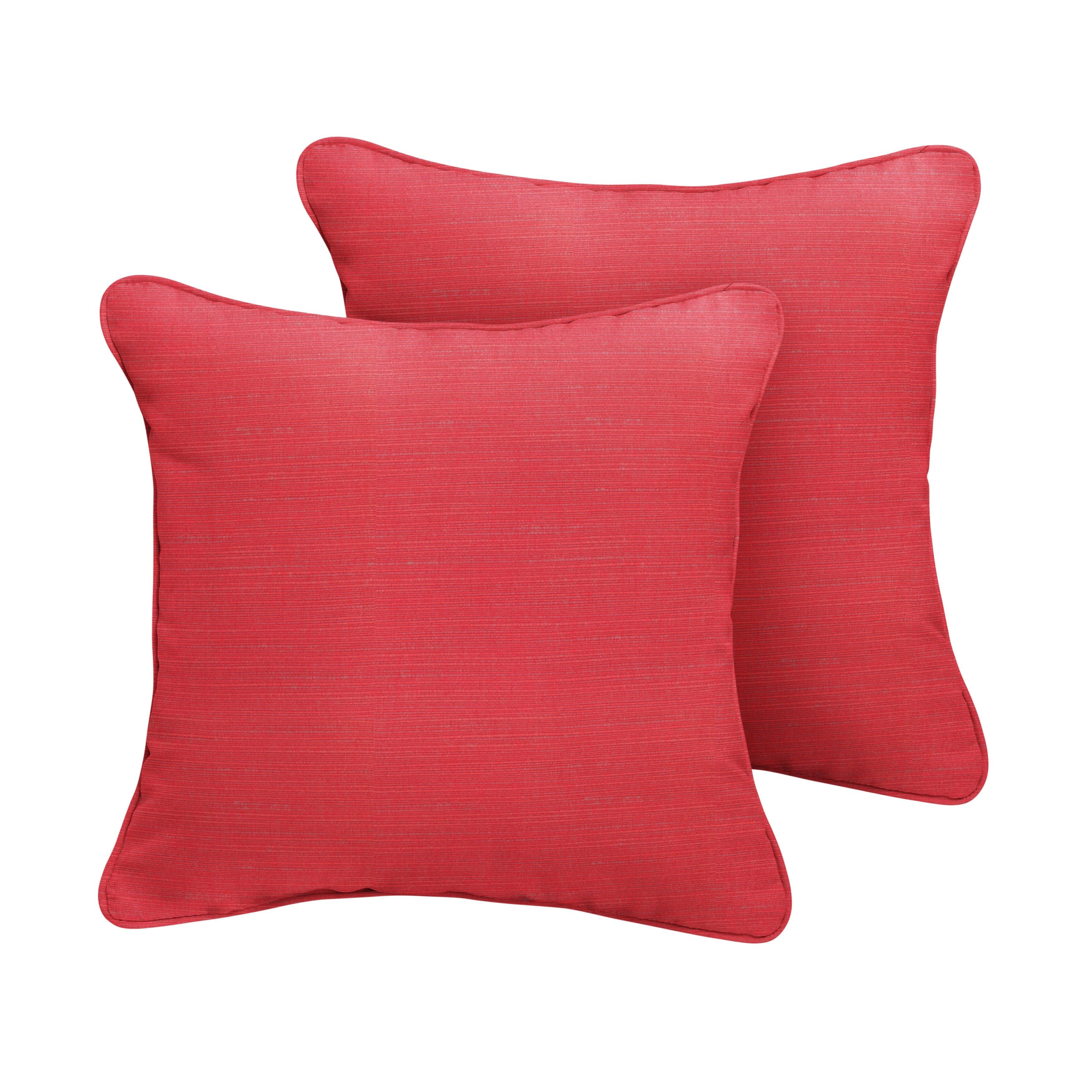Sunbrella Square Corded Pillow (Set of 2) - Sorra Home
