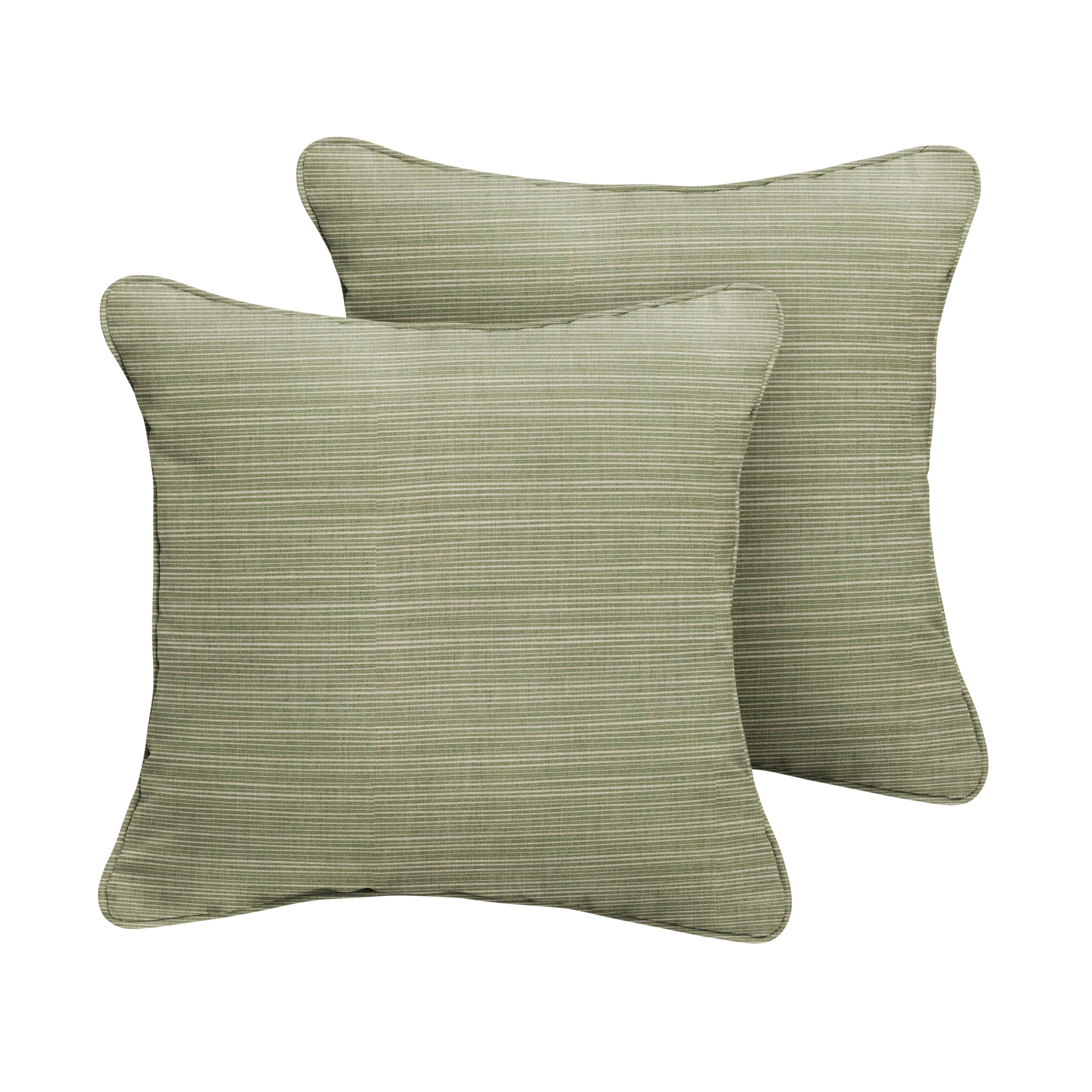 Sunbrella Square Corded Pillow (Set of 2) - Sorra Home