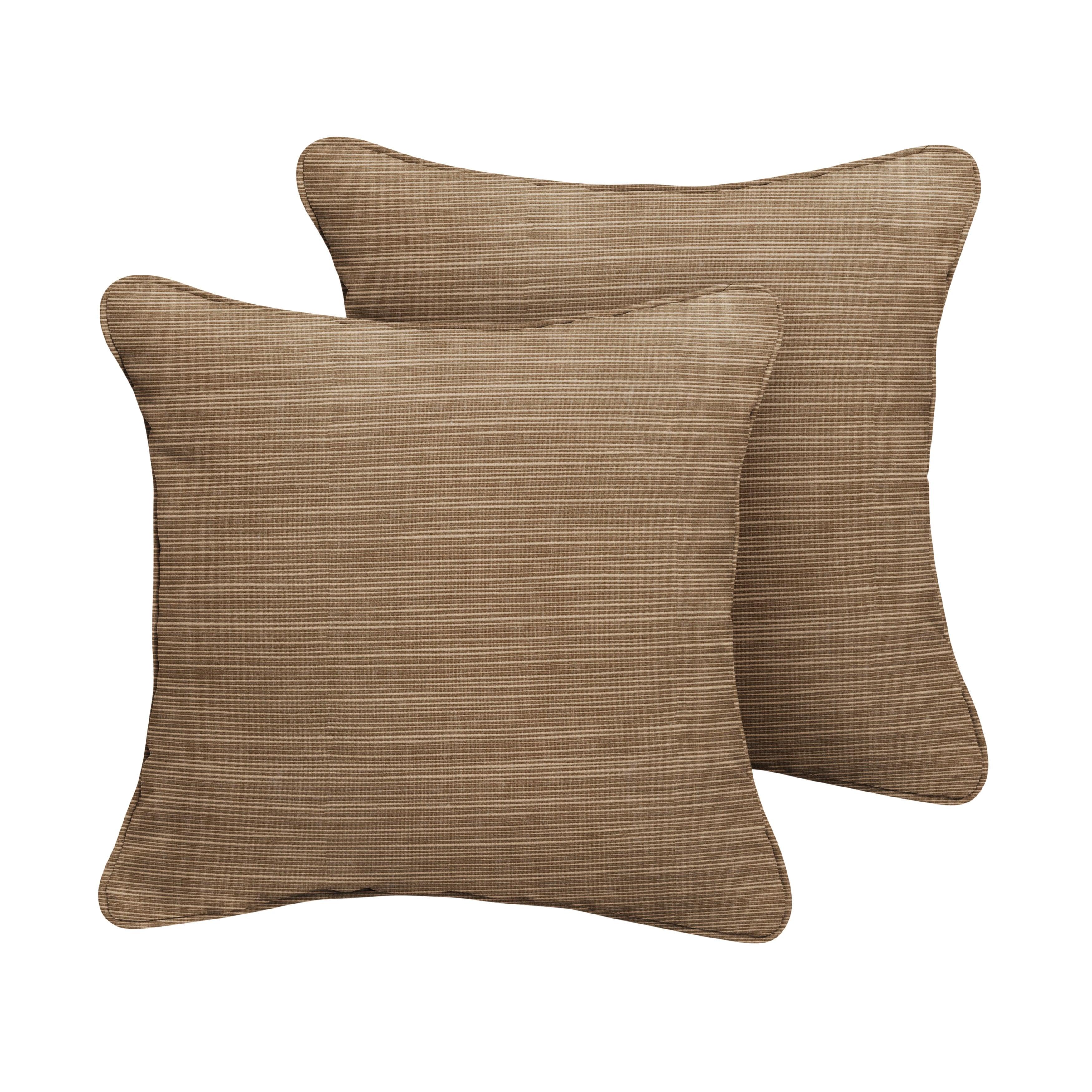 Sunbrella Square Corded Pillow (Set of 2) - Sorra Home