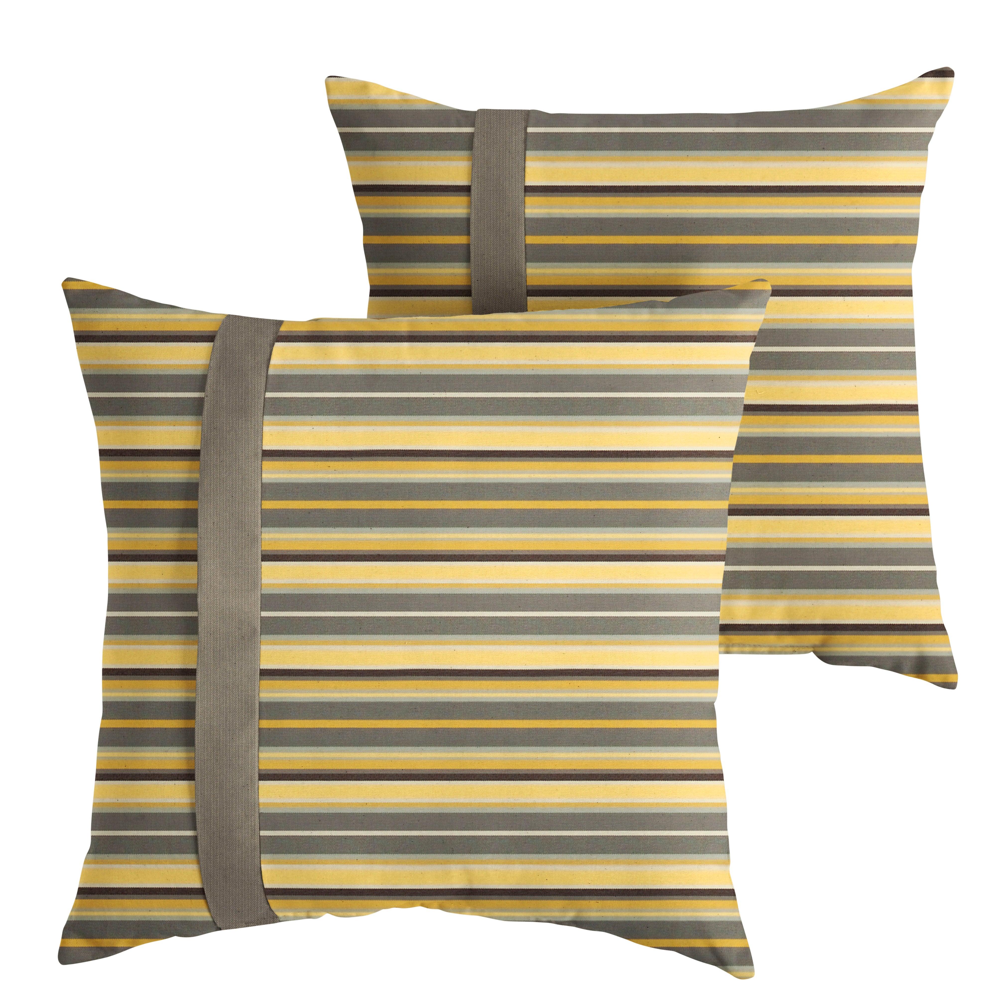 Sunbrella Pillow with Large Flange (Set of 2) - Sorra Home