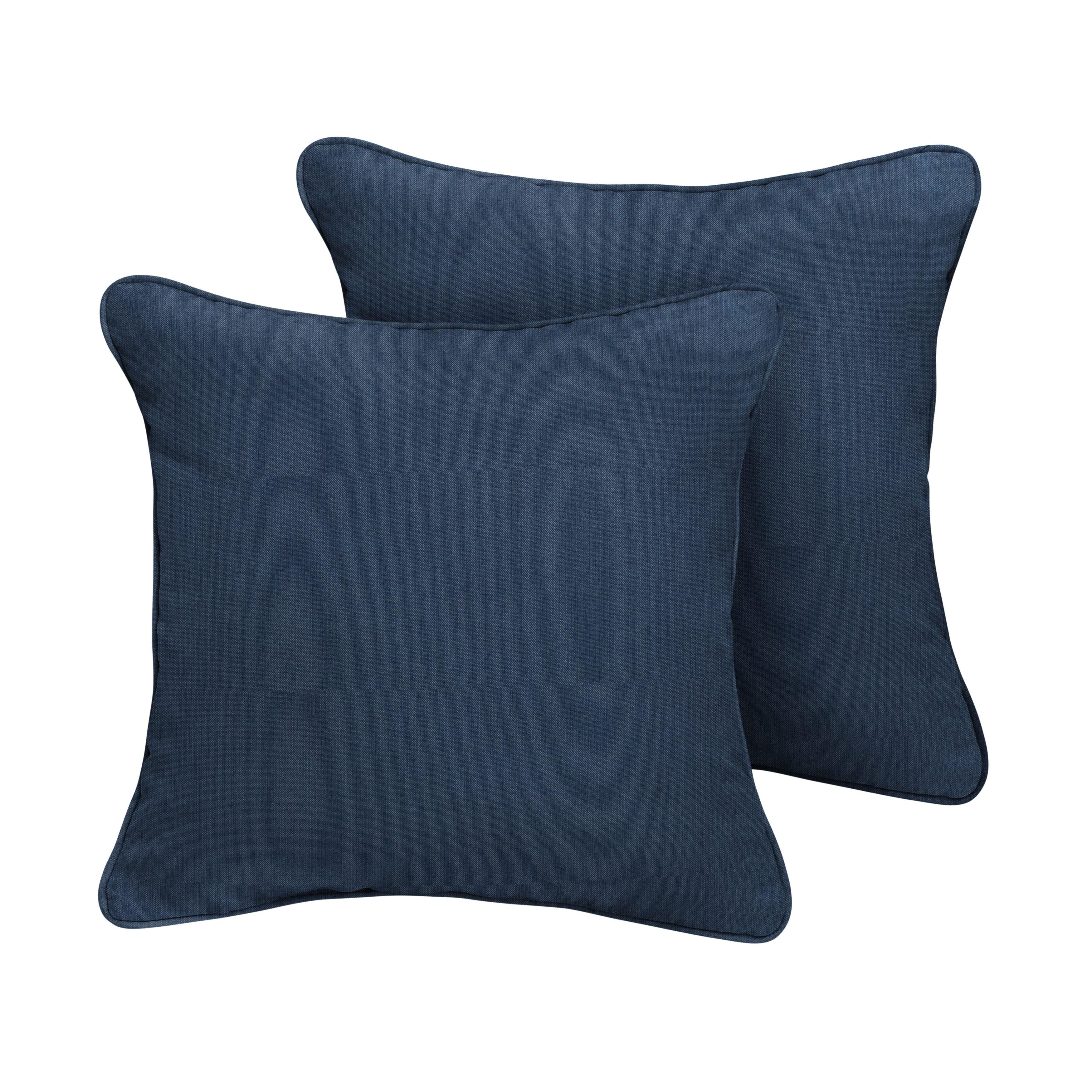 Sunbrella Square Corded Pillow (Set of 2) - Sorra Home
