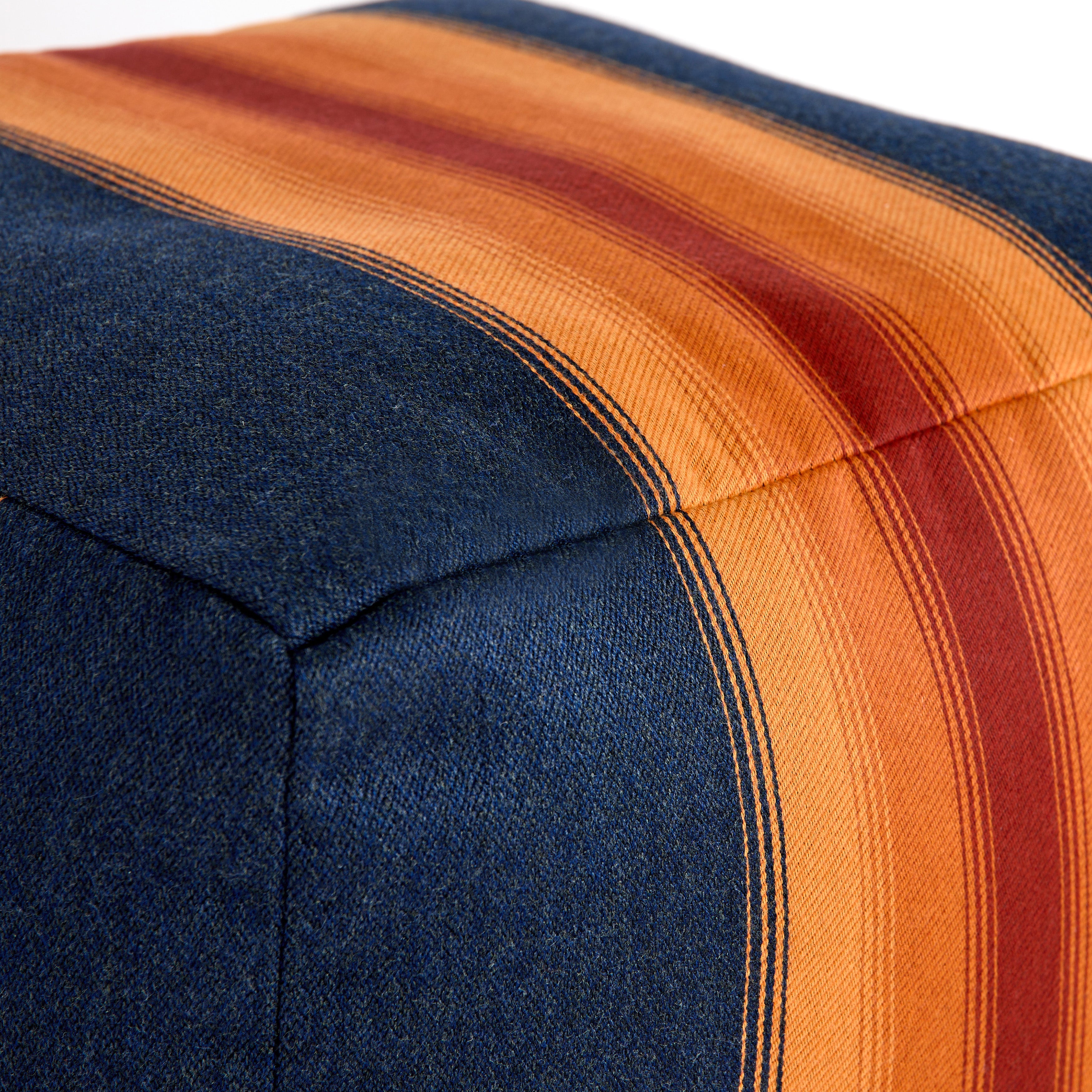 Sunbrella Pendleton Square Outdoor Bean Pouf - Grand Canyon Sunset
