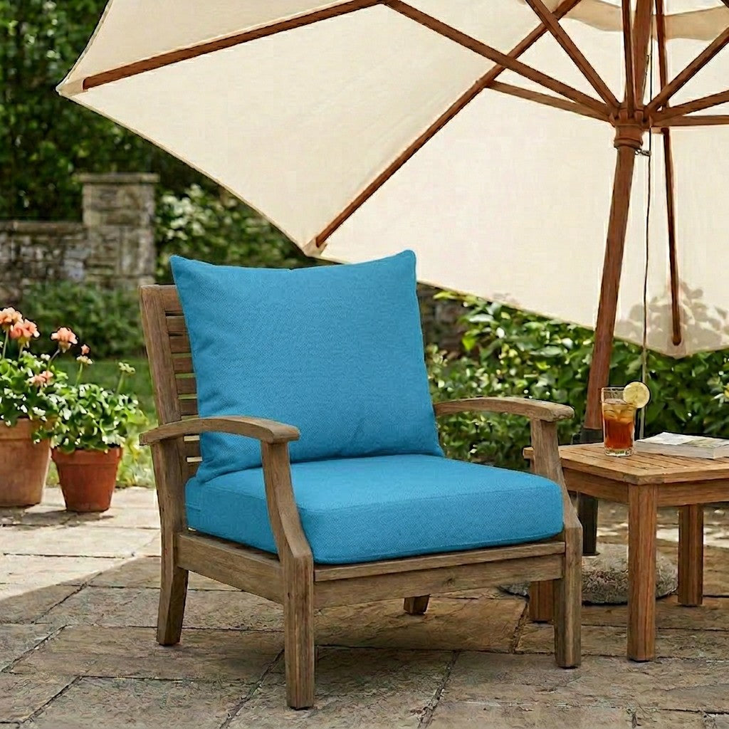 Sunbrella Deep Seating Knife Edge Pillow and Cushion Set