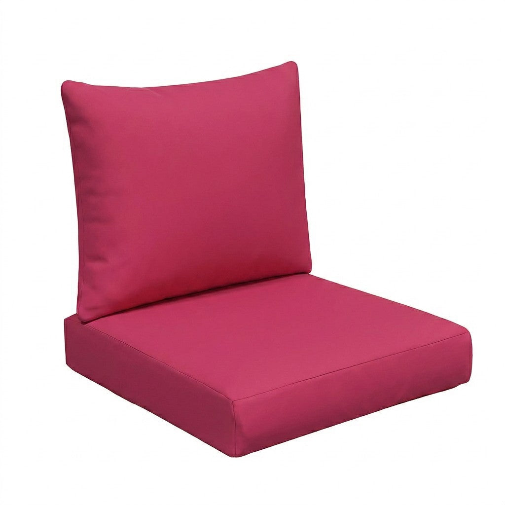Sunbrella Deep Seating Knife Edge Pillow and Cushion Set