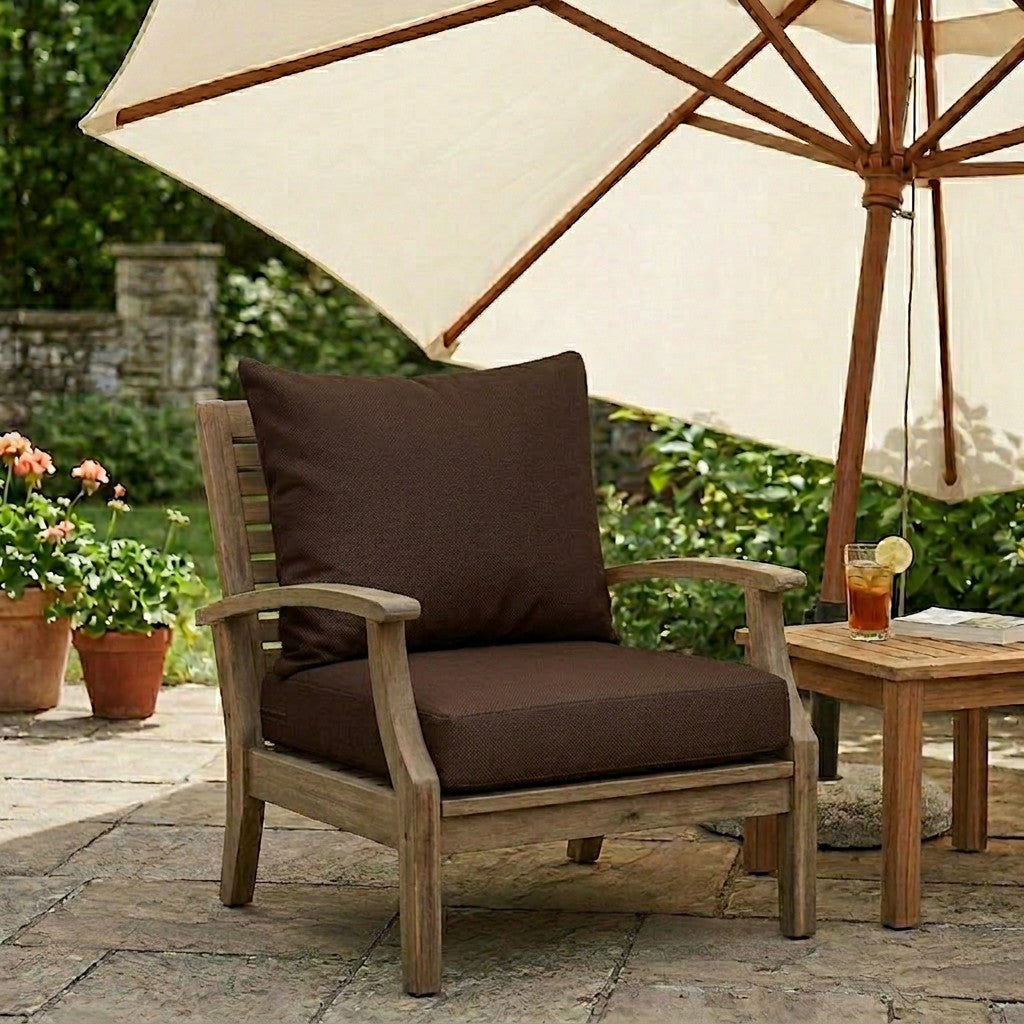 Sunbrella Deep Seating Knife Edge Pillow and Cushion Set