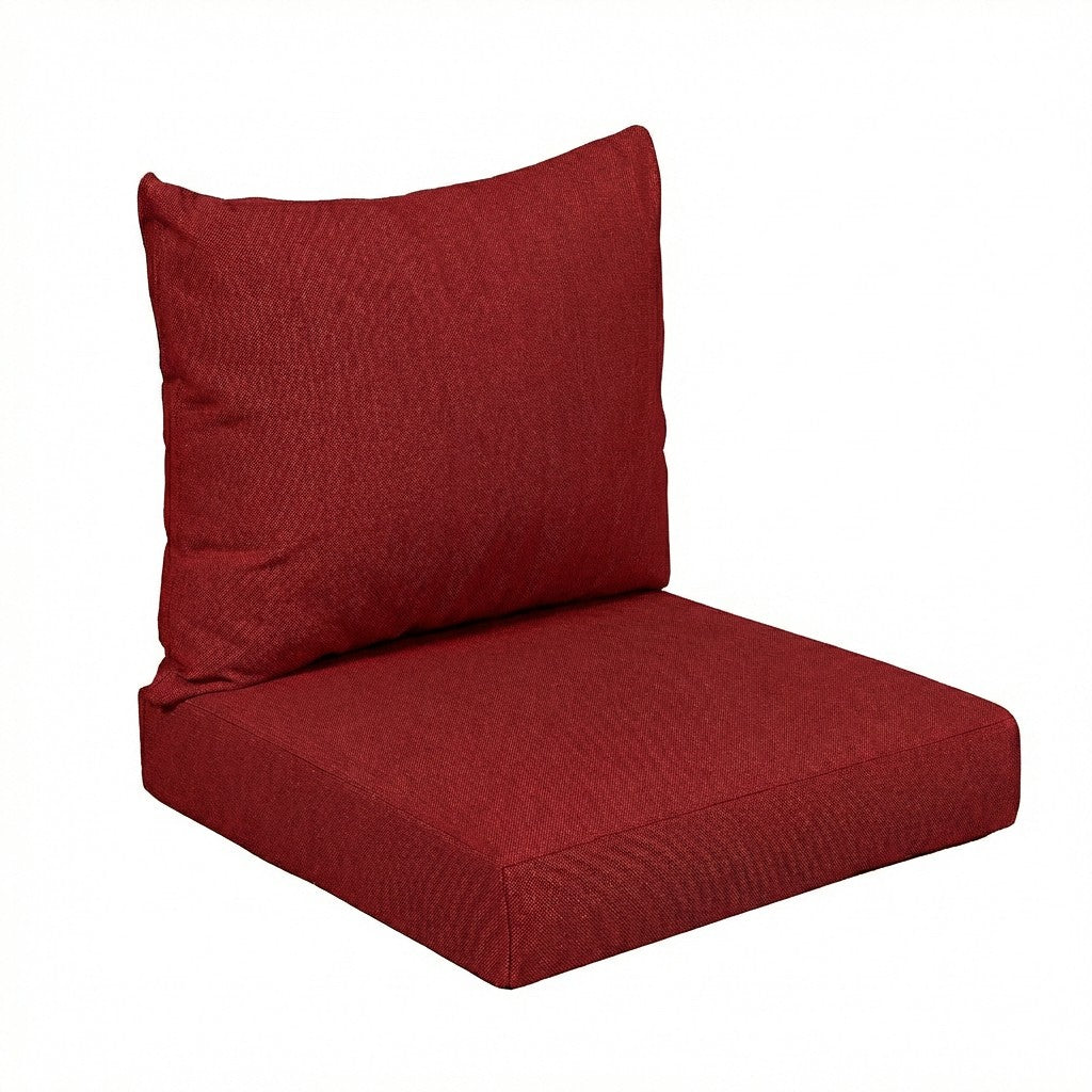 Sunbrella Deep Seating Knife Edge Pillow and Cushion Set