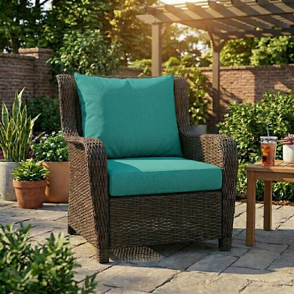 Sunbrella Deep Seating Knife Edge Pillow and Cushion Set
