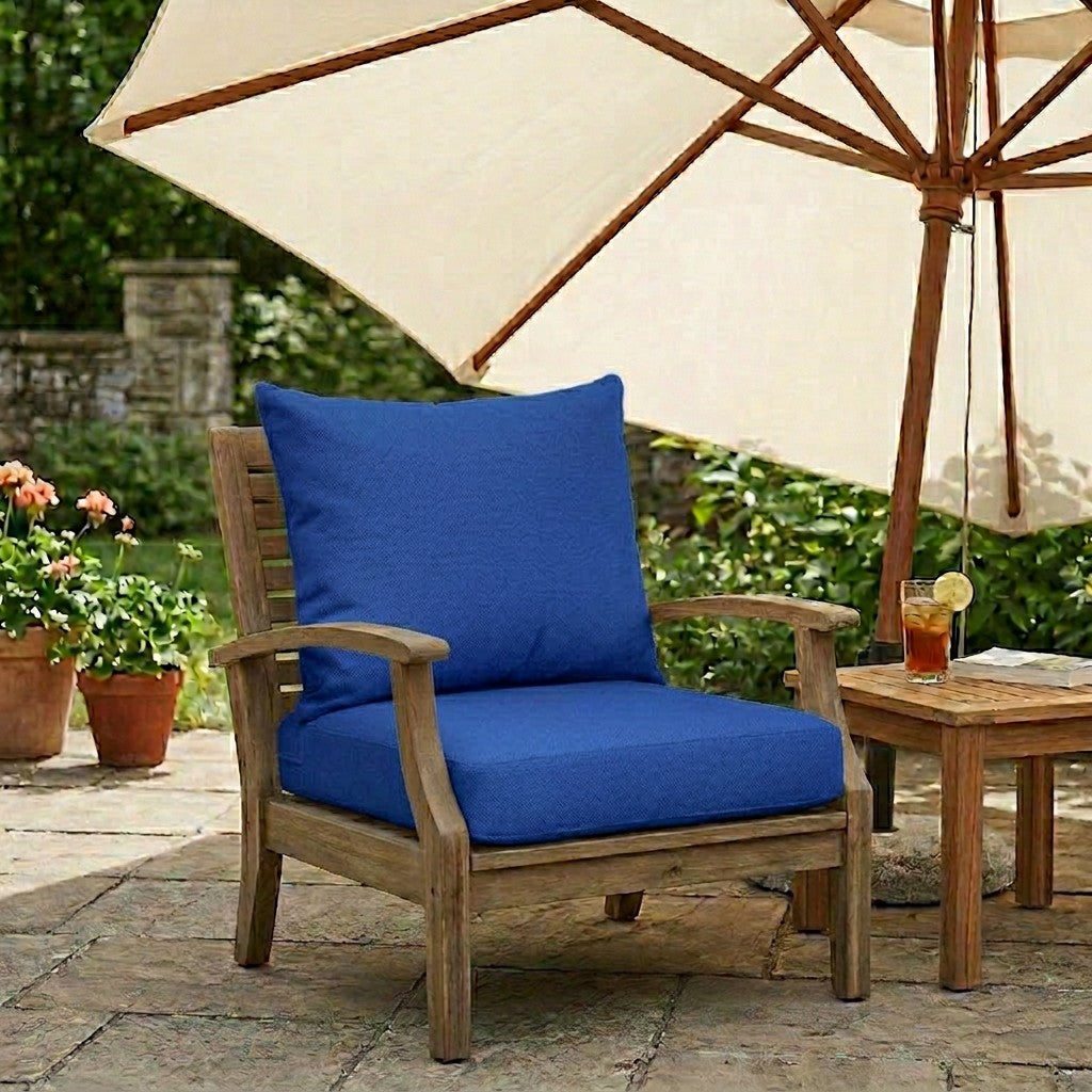 Sunbrella Deep Seating Knife Edge Pillow and Cushion Set