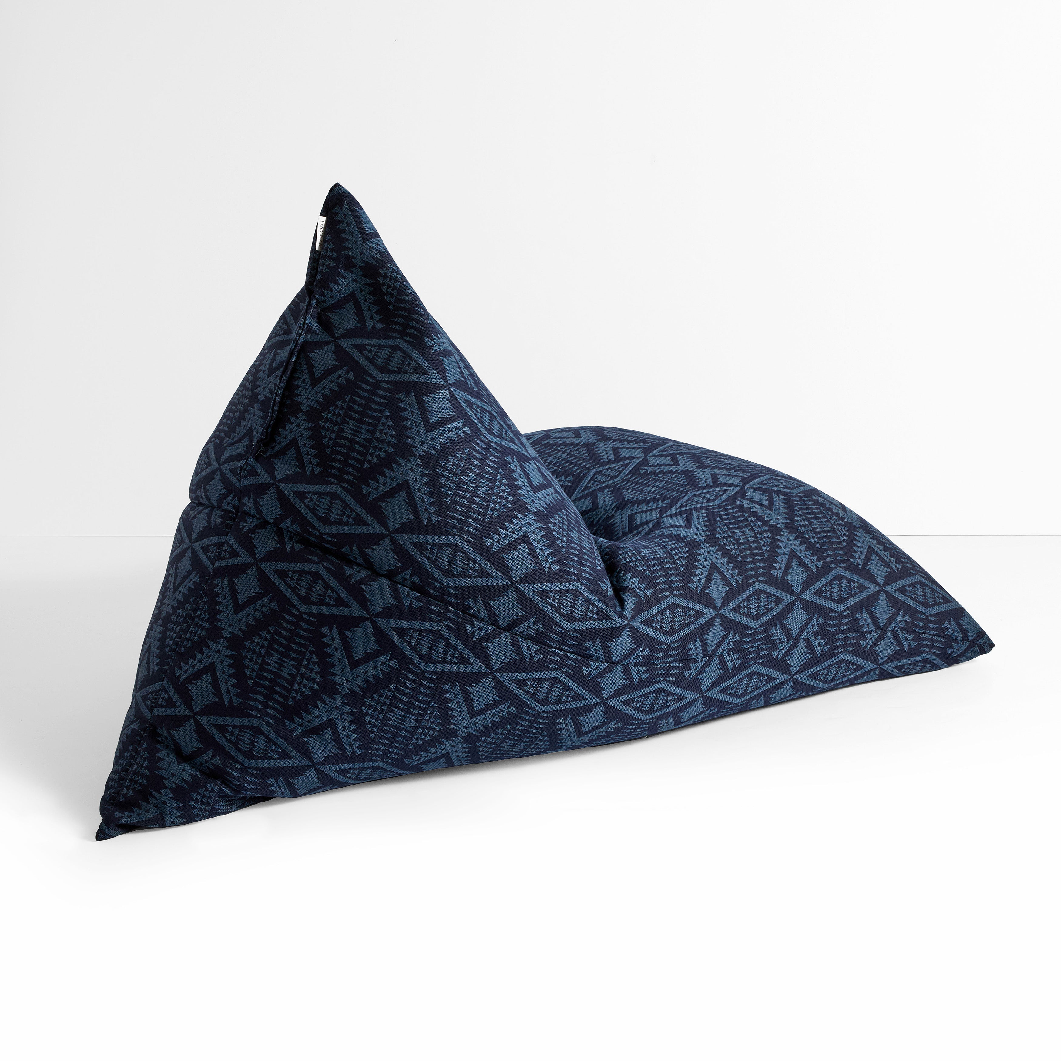 Sunbrella Pendleton Rectangle Outdoor Bean Lounger - Diamond River Midnight
